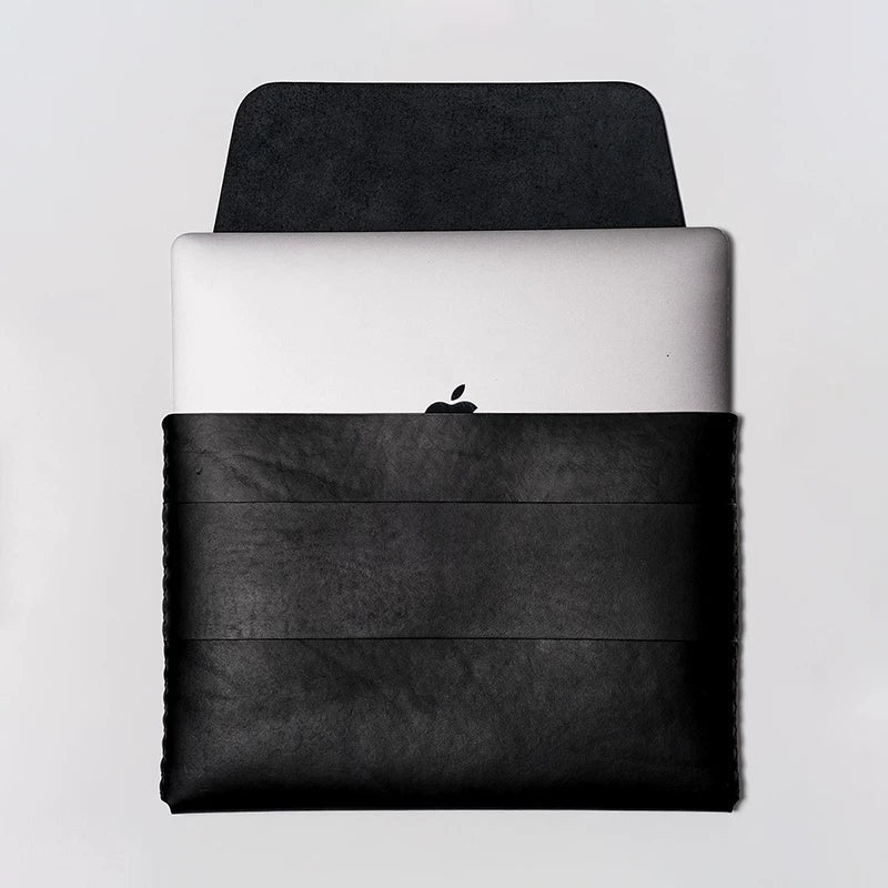 13-Inch Top Grain Leather Laptop Sleeve - Image 7