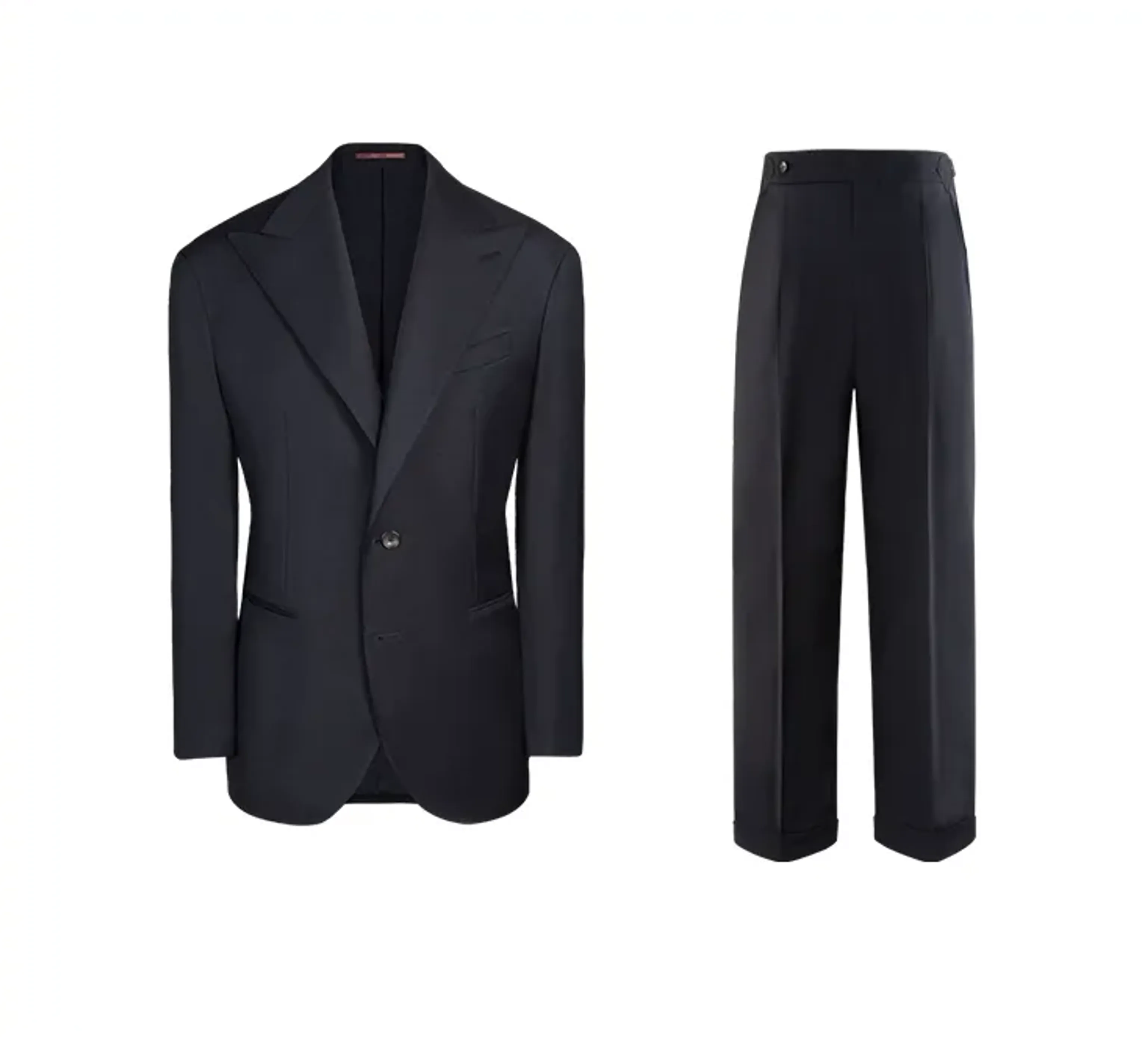 130S Virgin Italian Imported Wool Suit - Image 4