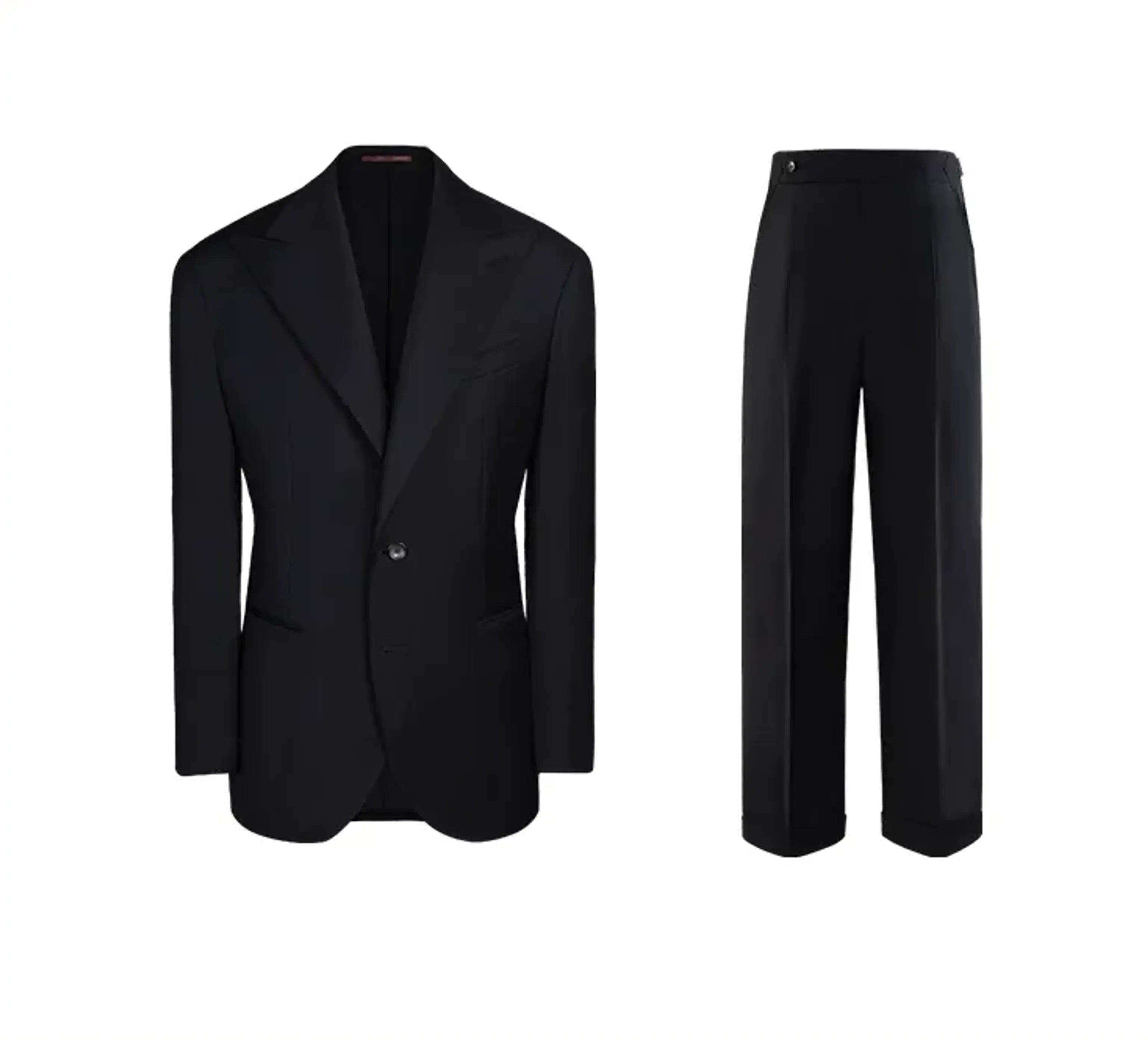 130S Virgin Italian Imported Wool Suit - Image 5