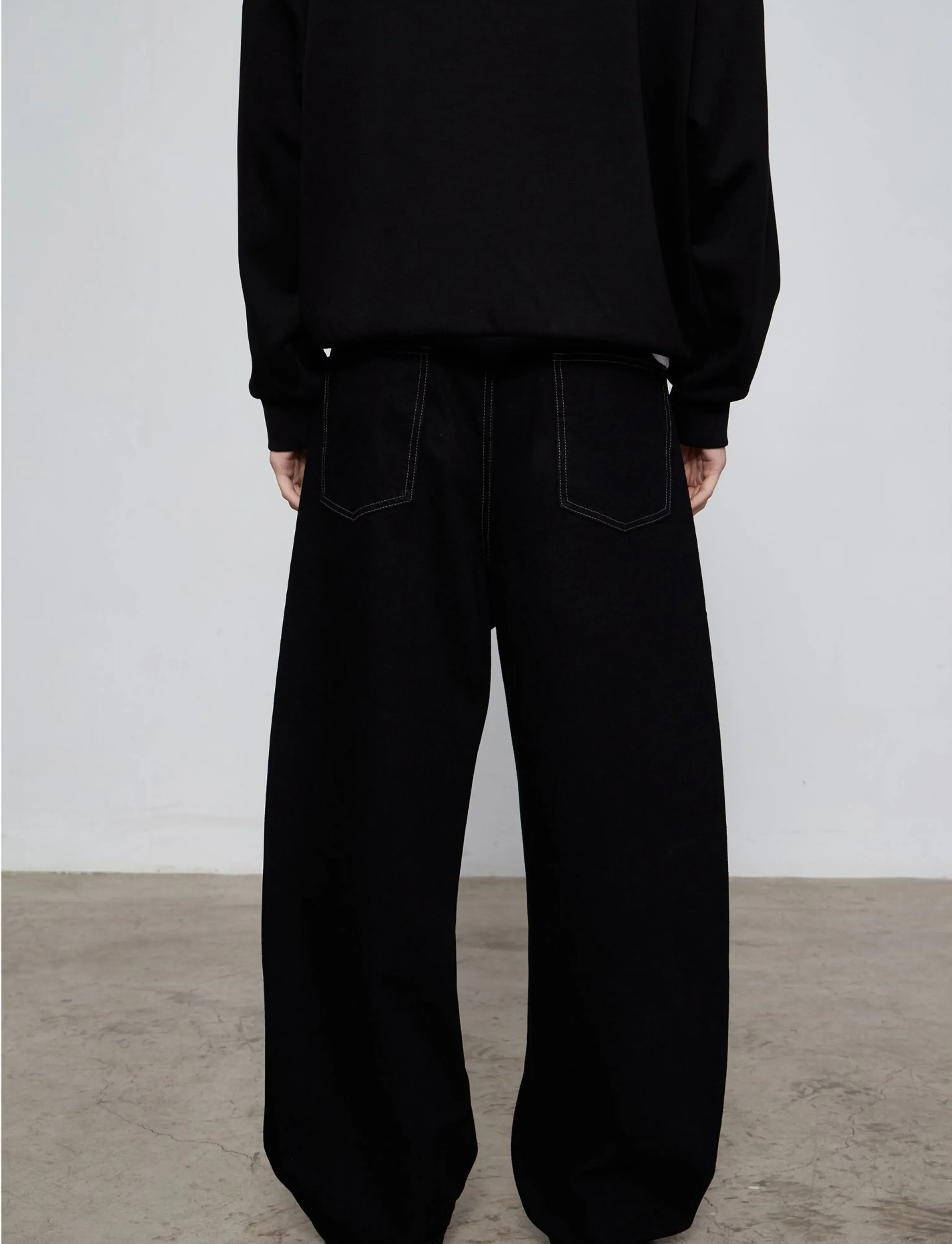 13oz Heavy Denim Wide-Leg Jeans - Image 3