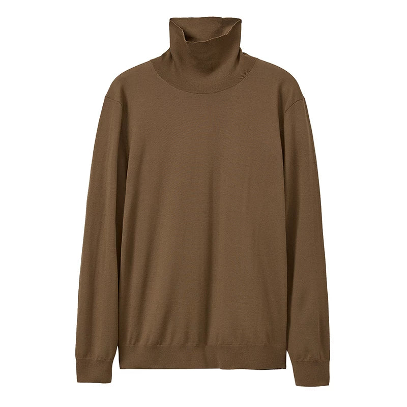 18-Gauge Wool Turtleneck Sweater - Image 6
