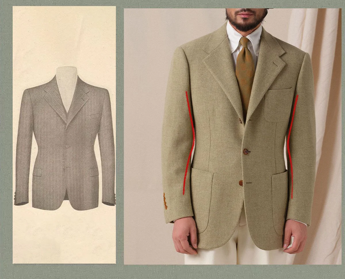 1930s Heavyweight Wool Blazer - Image 2