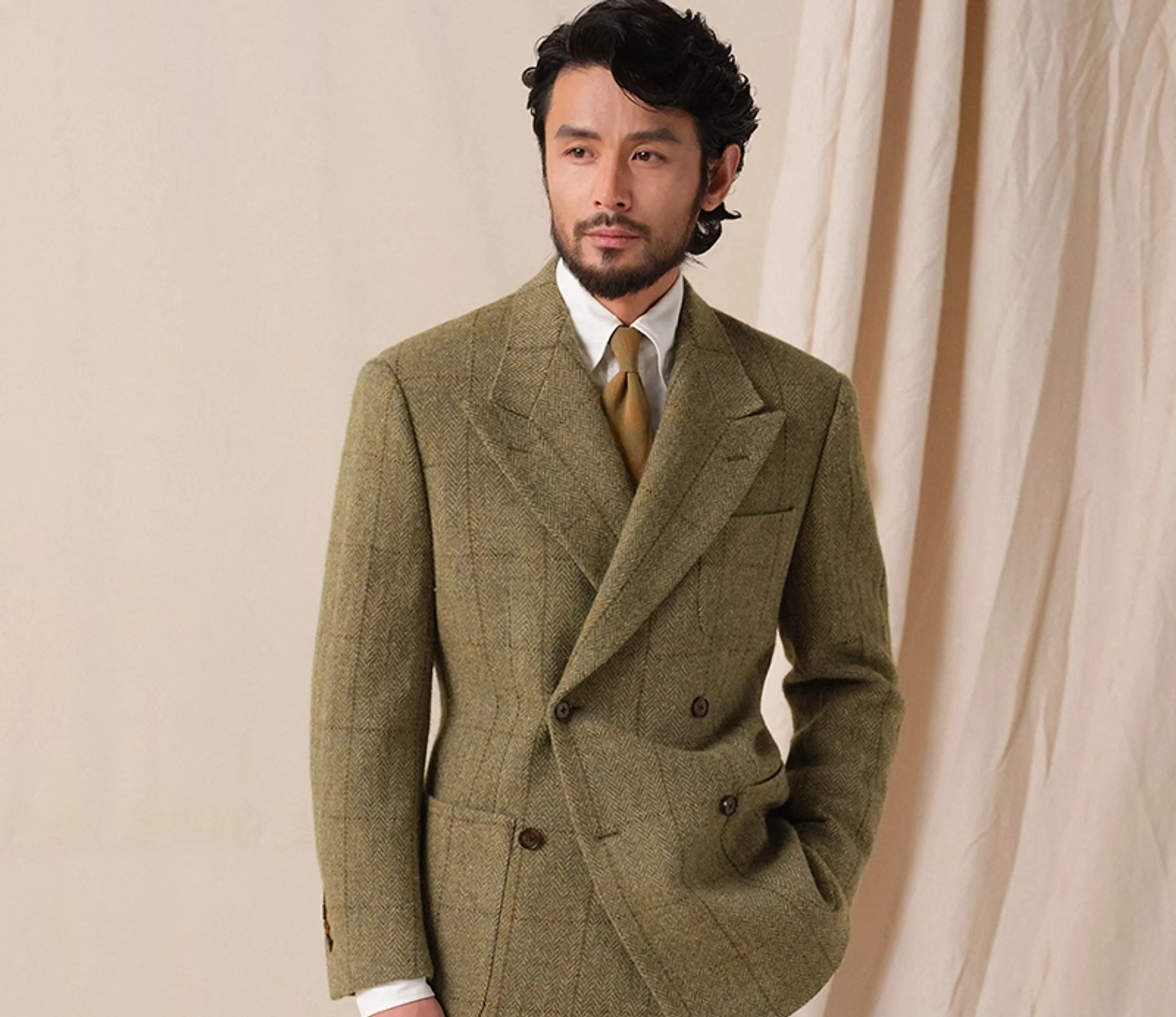 1930s Retro Double-Breasted Suit - Image 8