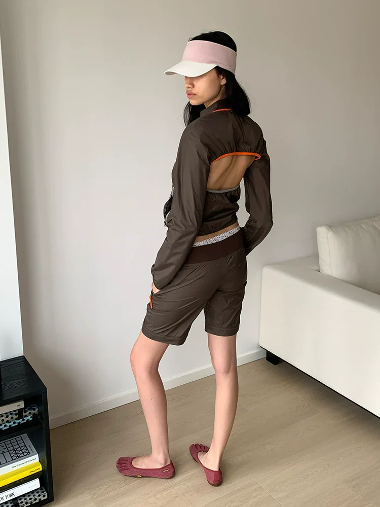 2-in-1 Detachable Contrast Track Jacket - Image 5