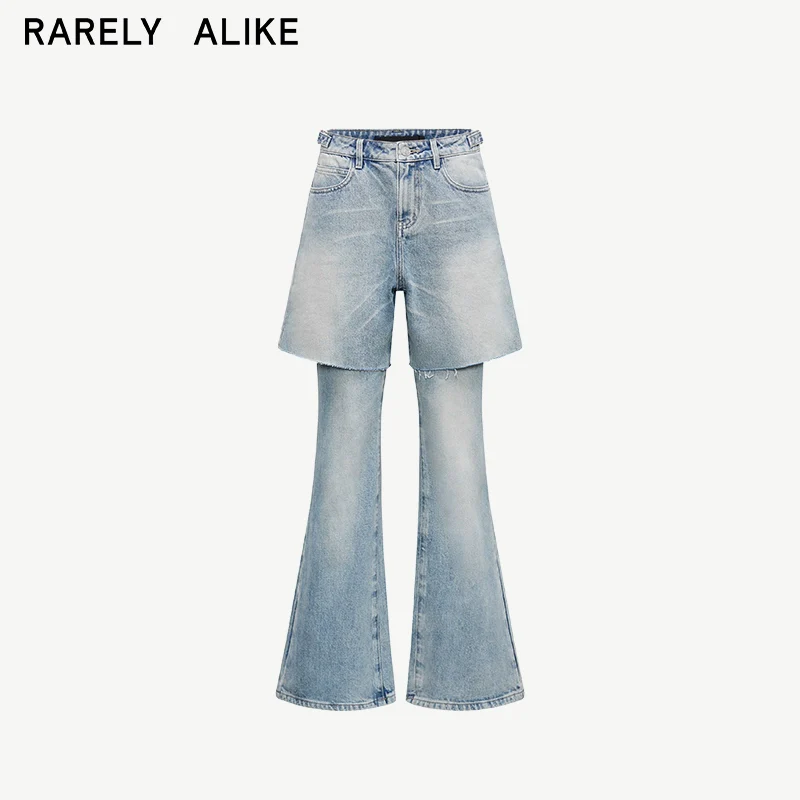 2-in-1 Detachable Flare Jeans - Image 6