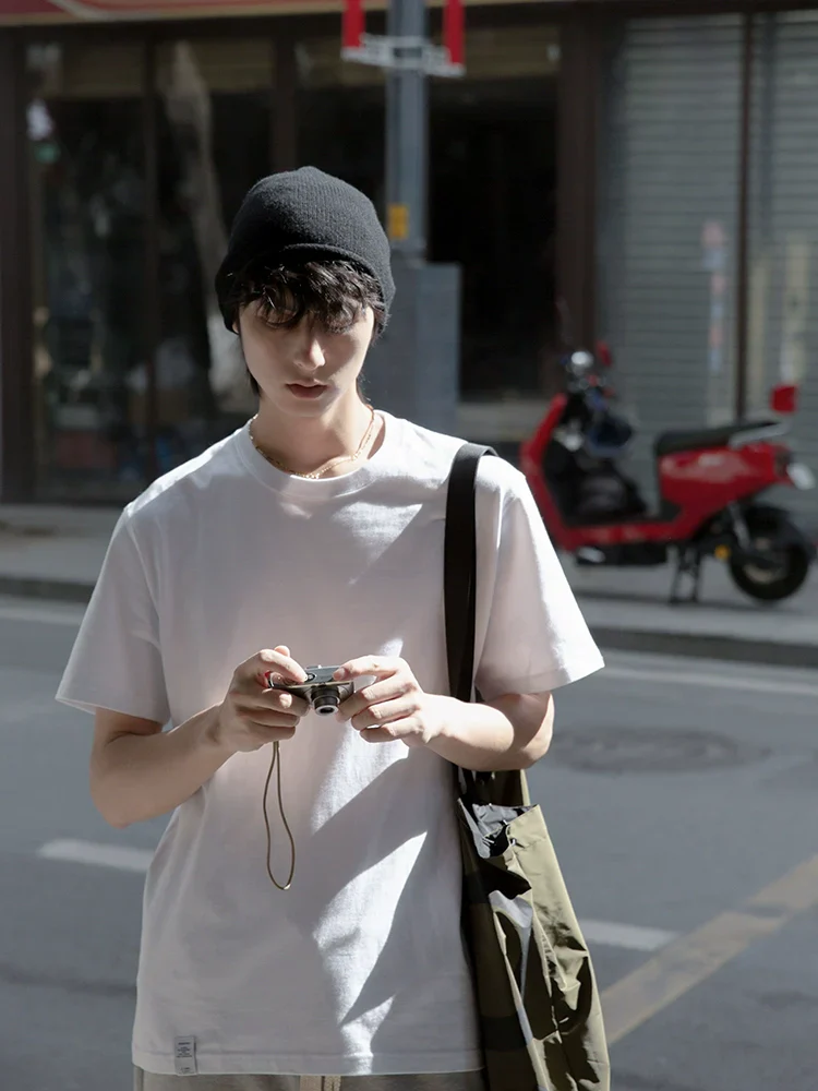 270g Xinjiang Cotton Crewneck T-Shirt - Image 2