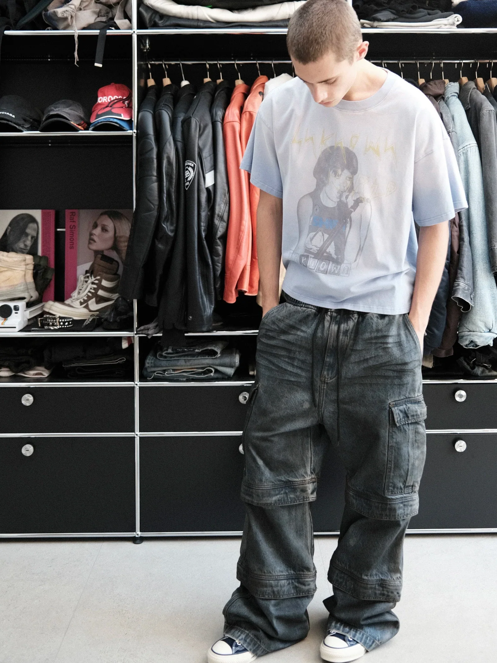 3-in-1 Detachable Wide-Leg Cargo Jeans - Image 3