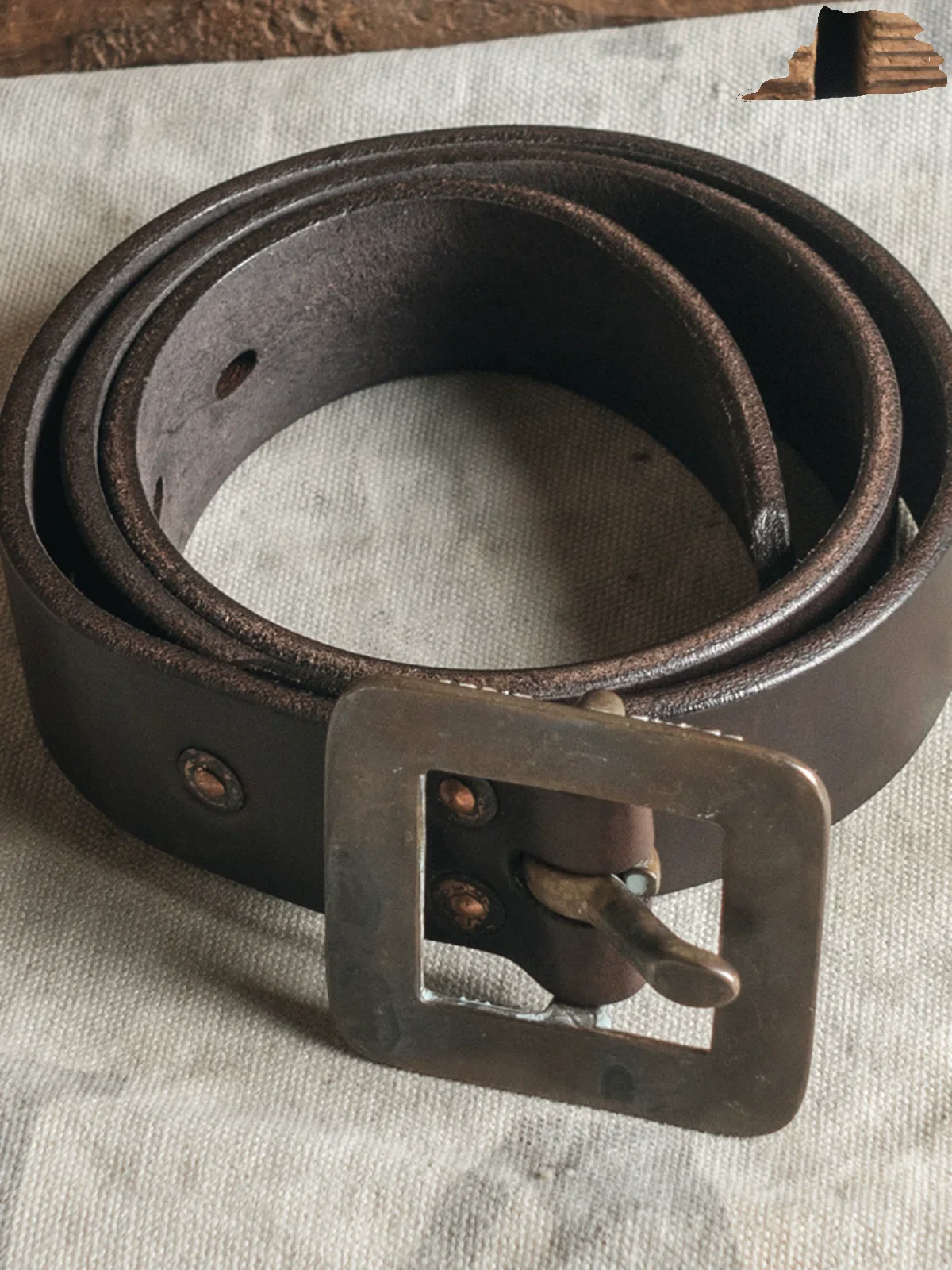 38mm Italian Leather Belt - Image 4