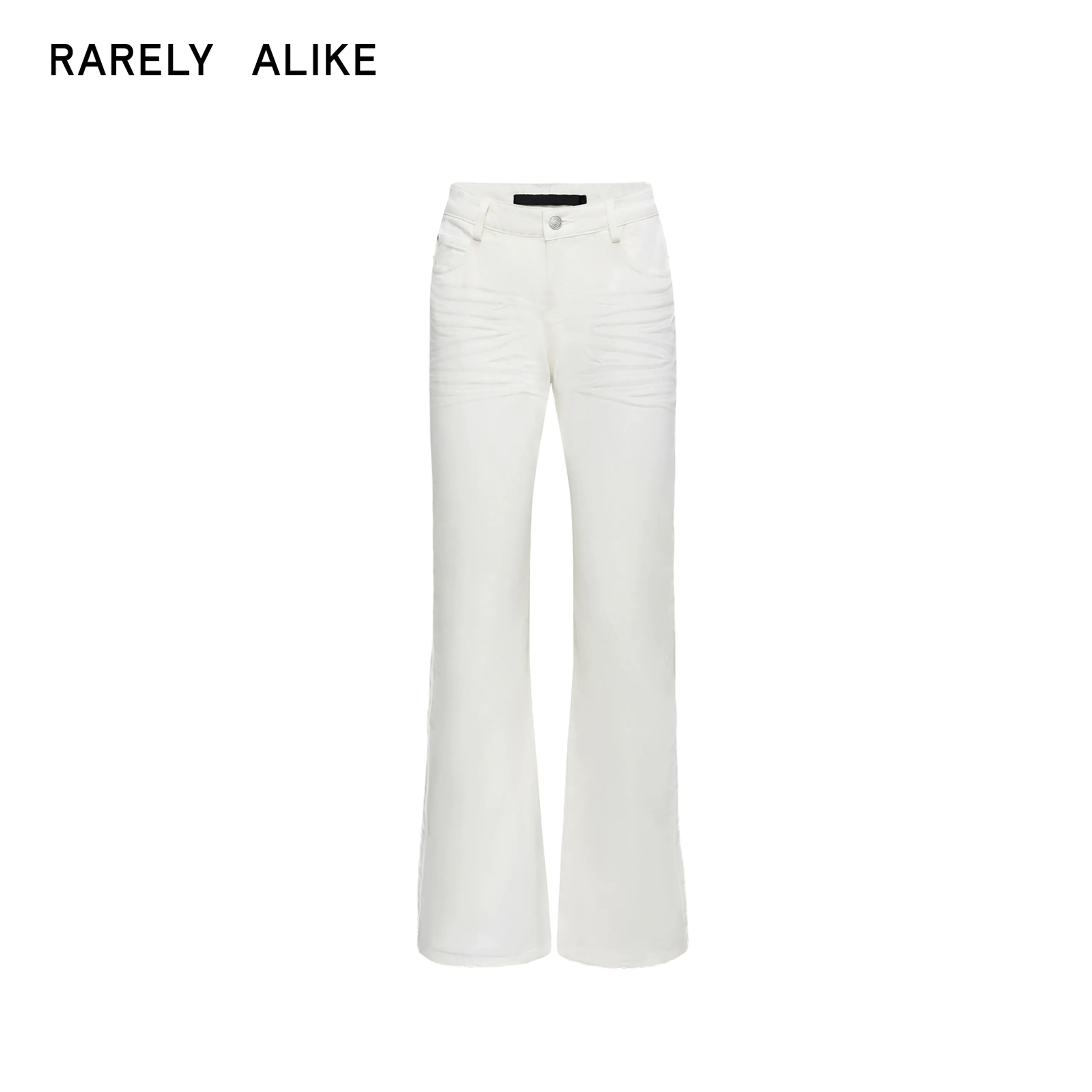 3D Crease Bootcut Trousers - Image 6