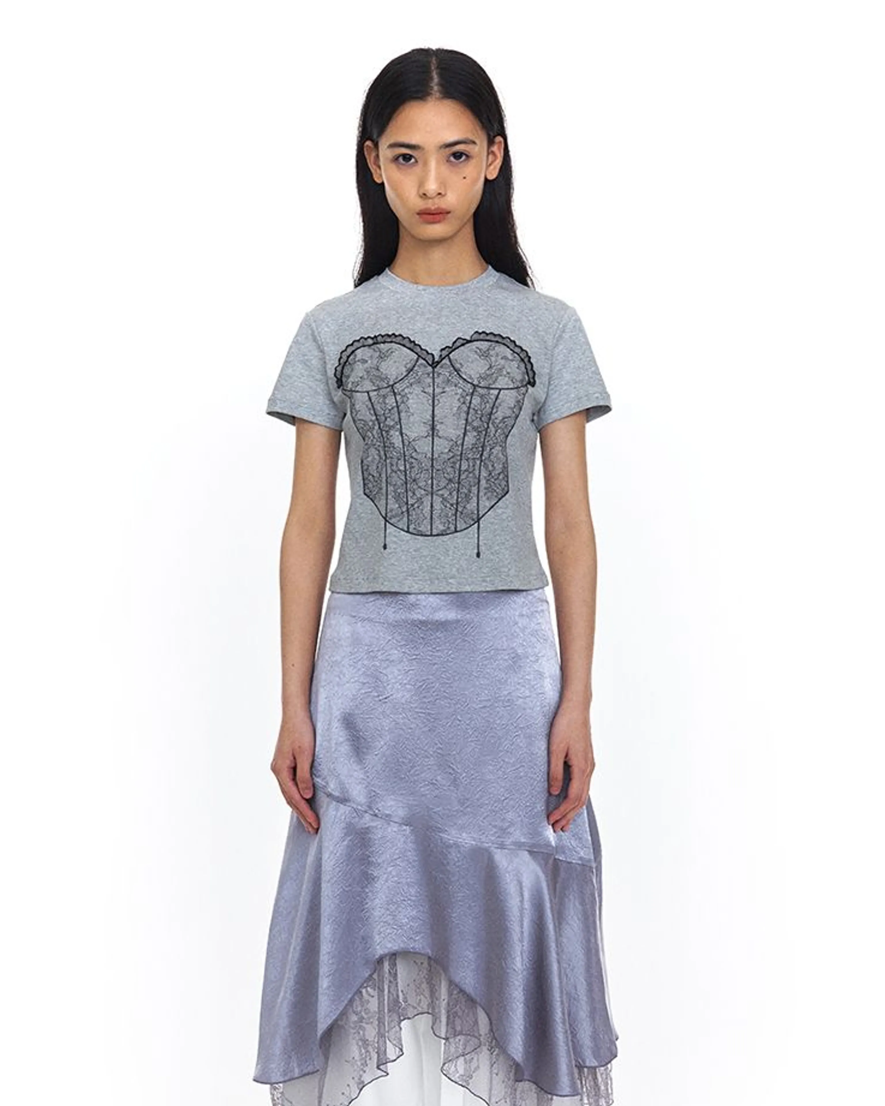 3D Lace Corset Tee - Image 4