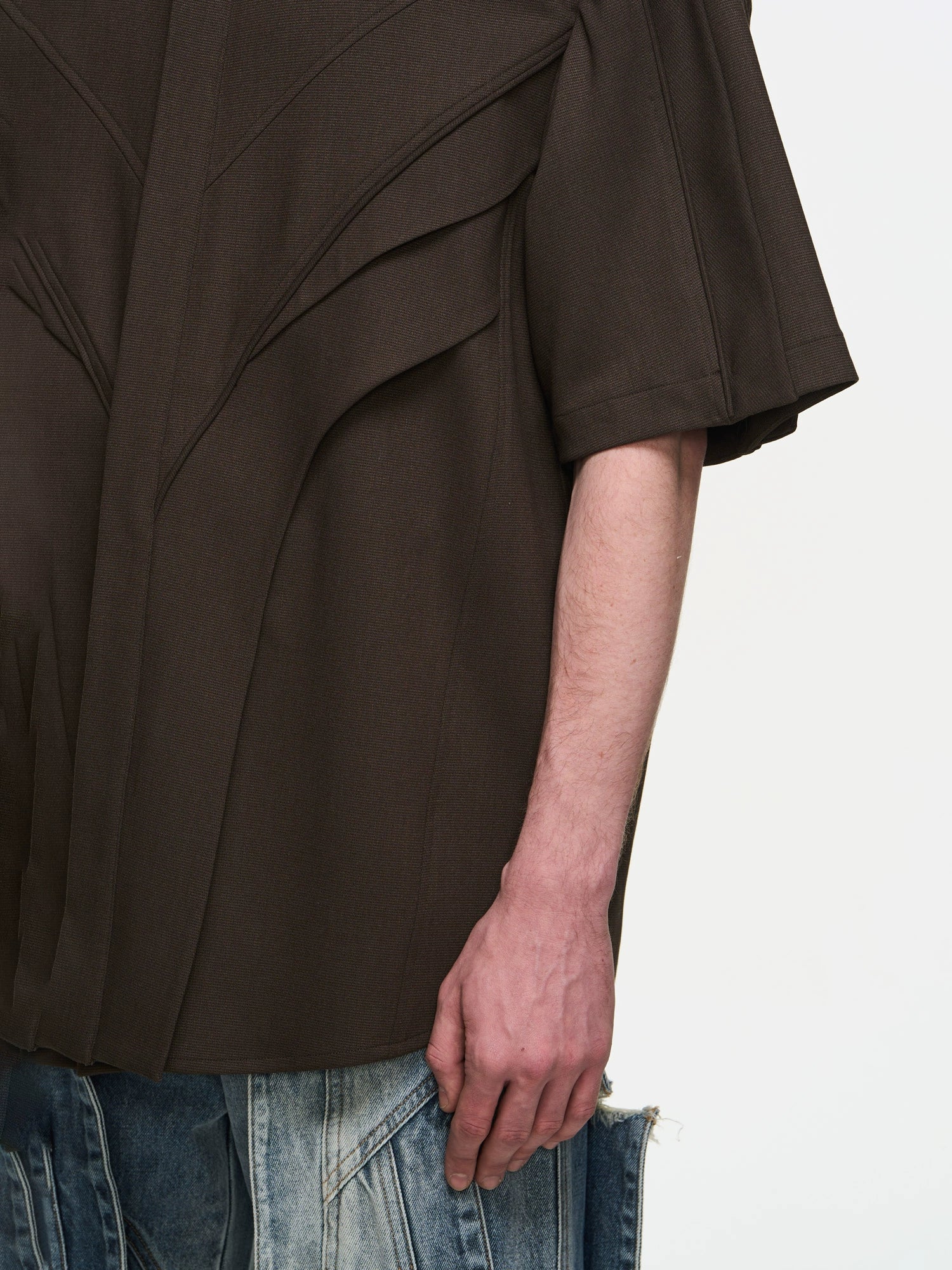 3D Panel Short-Sleeve Shirt - Image 3