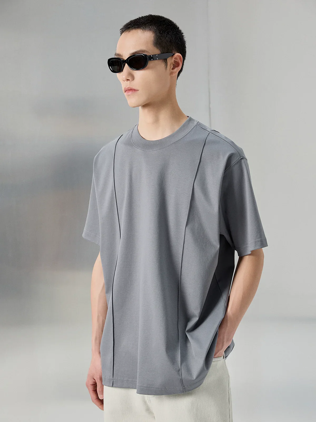 3D Topstitch Tee - Image 2