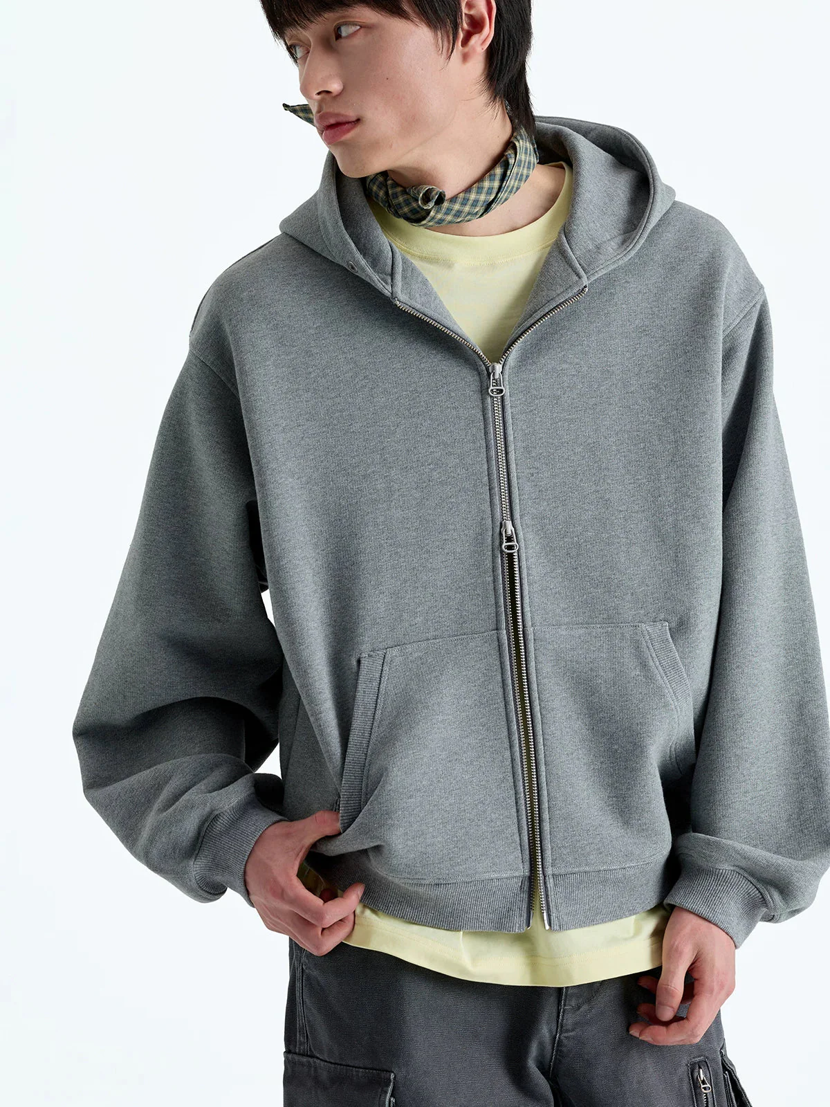 580g Terry Double-Zip Hoodie - Image 5