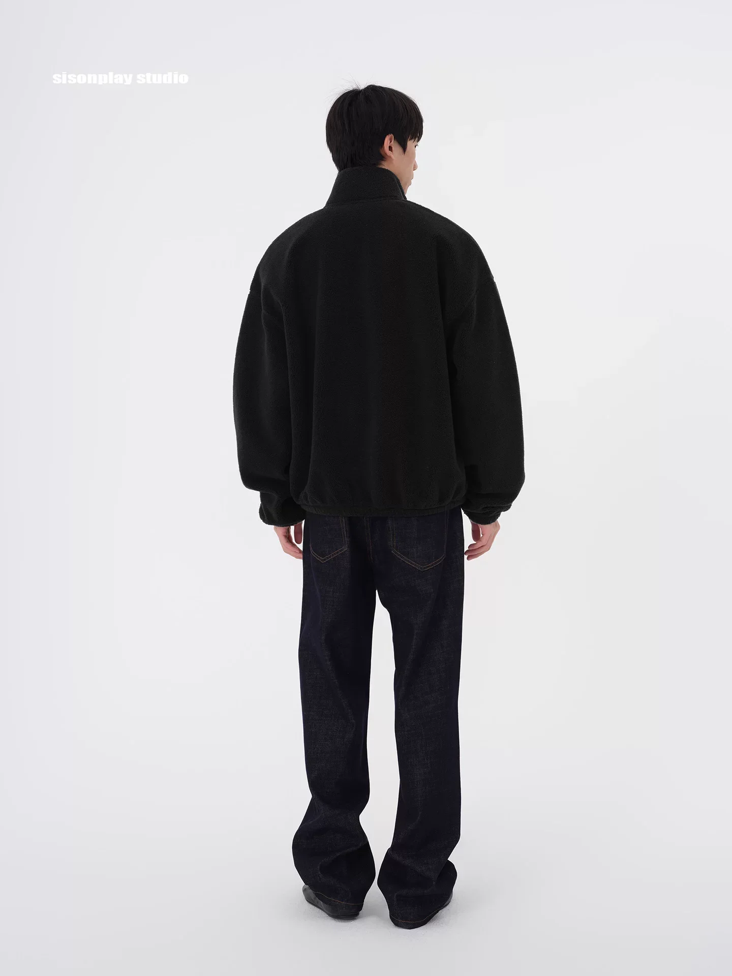 600g Wool-Blend Fleece Zip Jacket - Image 3