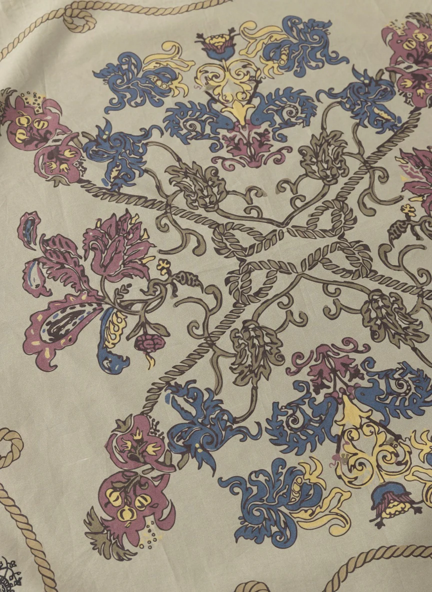 80s Cotton Printed Bandana - Image 6