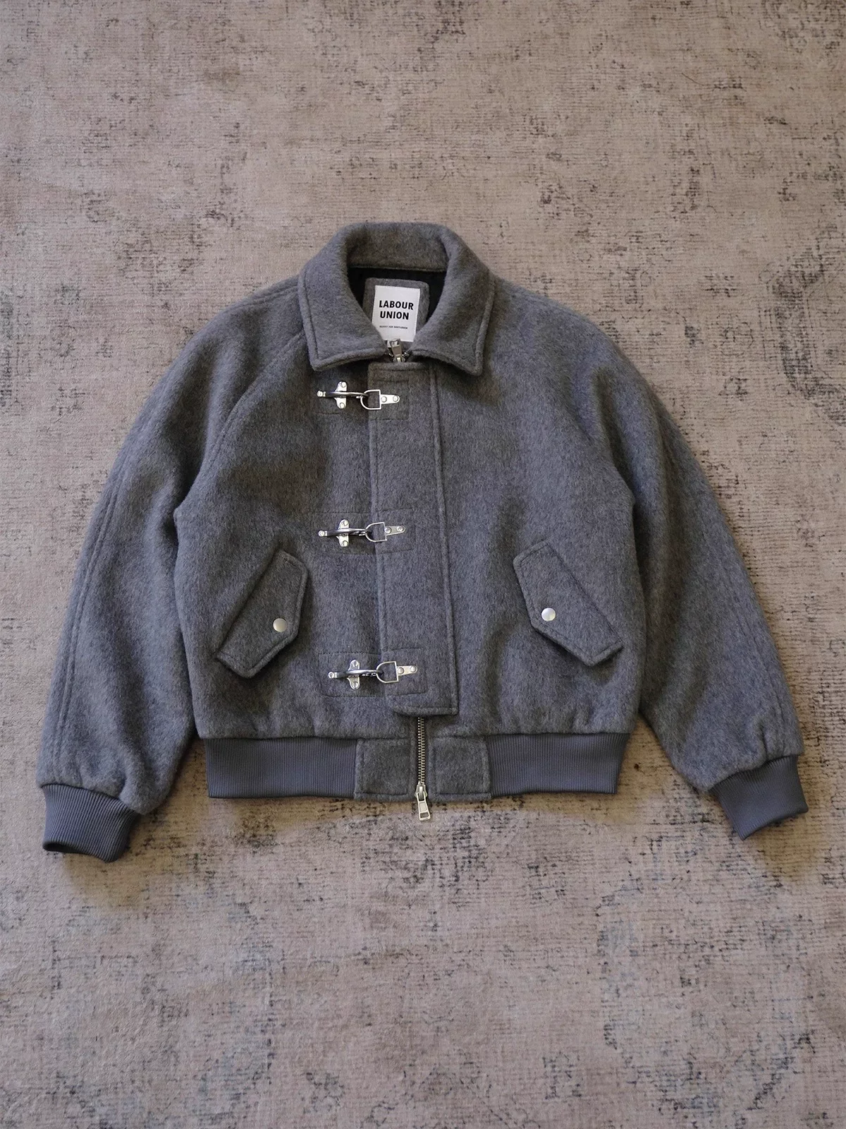 900g Wool Flight Jacket - Image 7