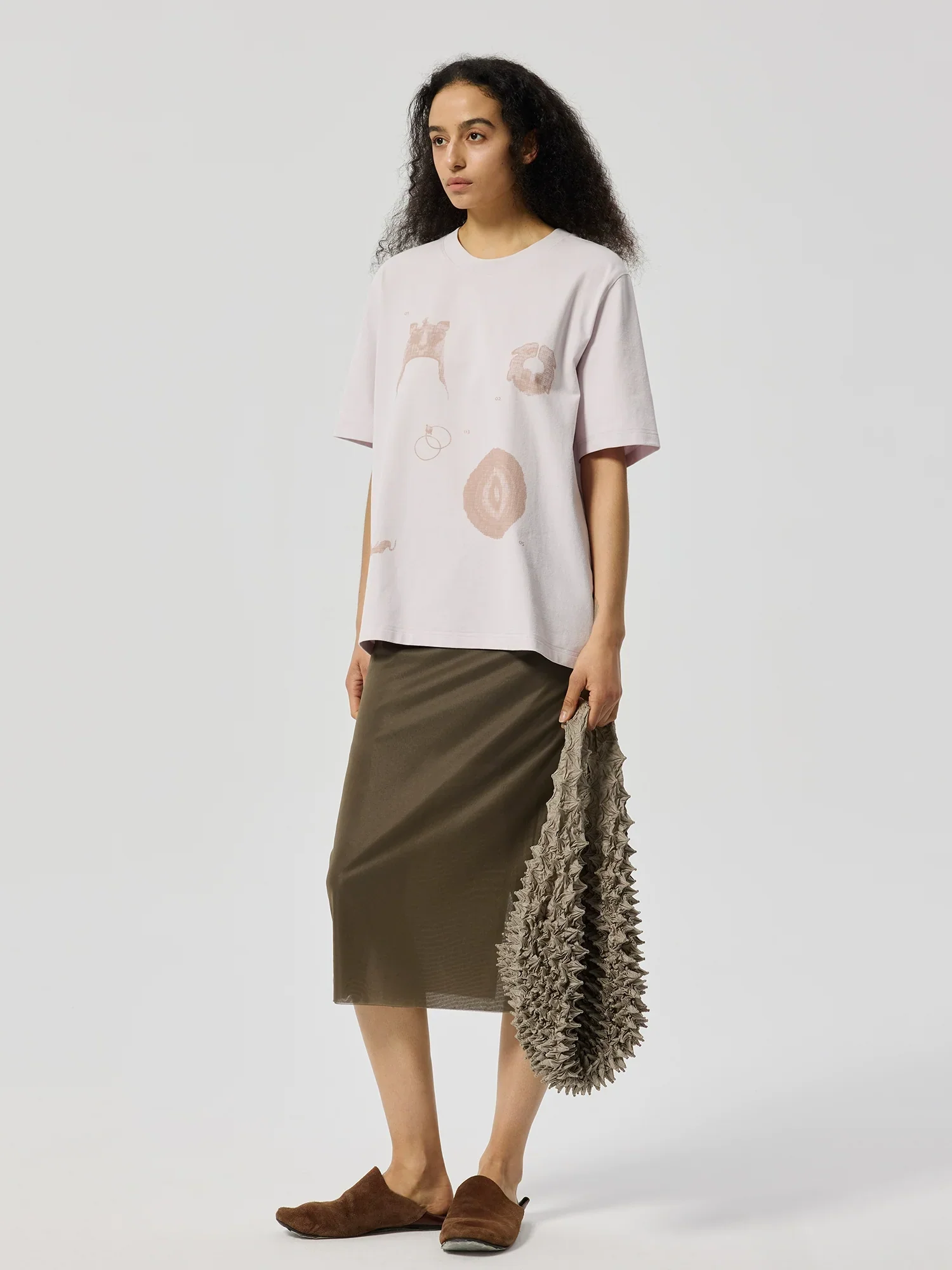 Abstract Motif Relaxed T-Shirt