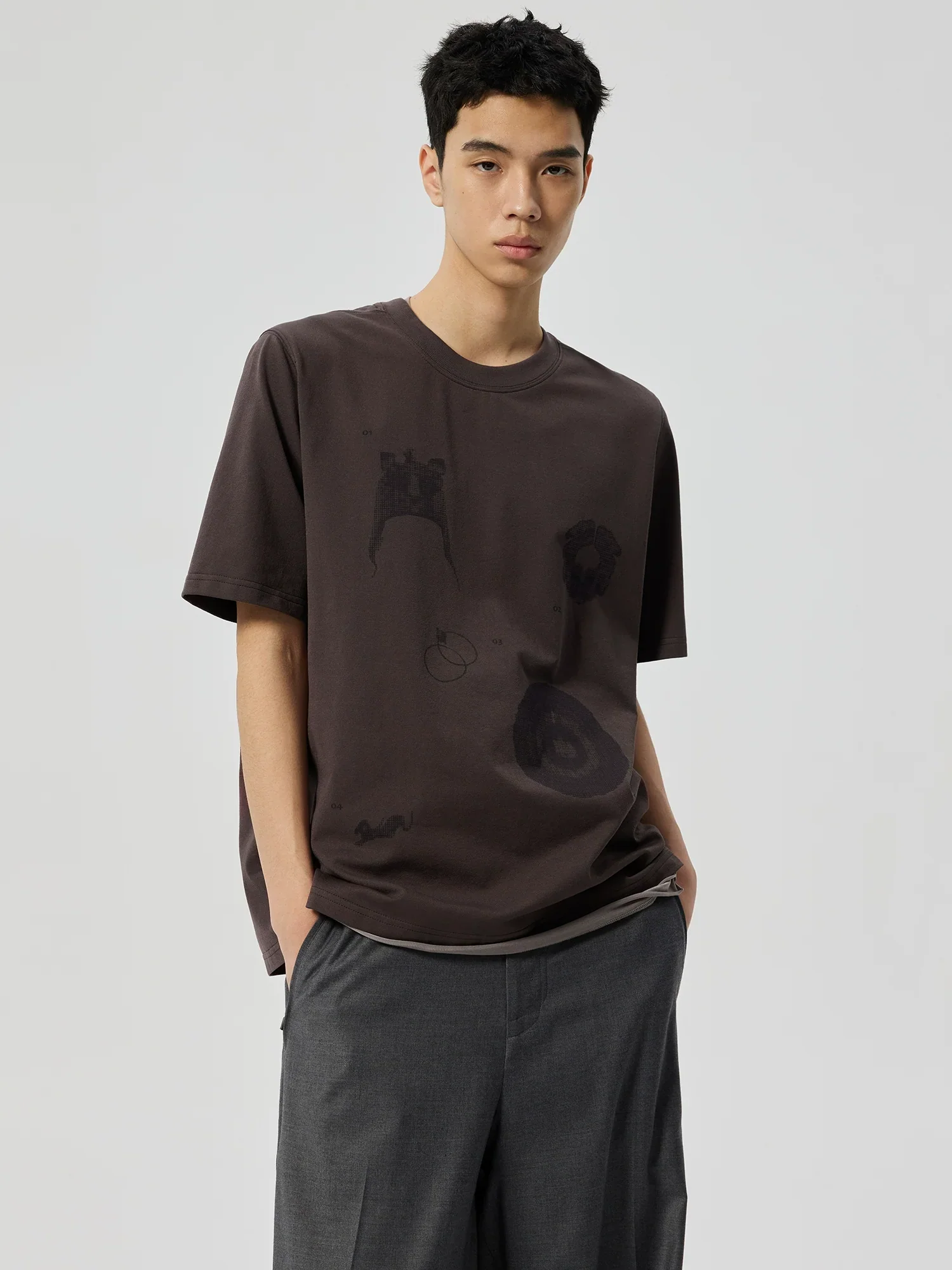 Abstract Motif Relaxed T-Shirt - Image 3