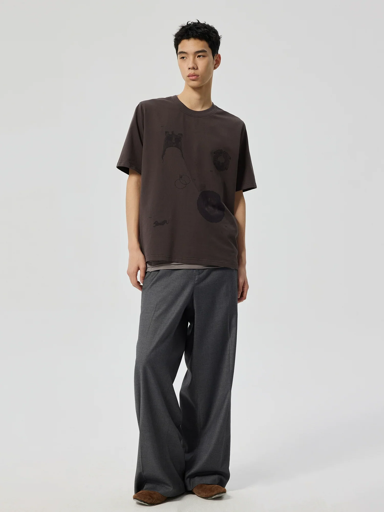 Abstract Motif Relaxed T-Shirt - Image 4