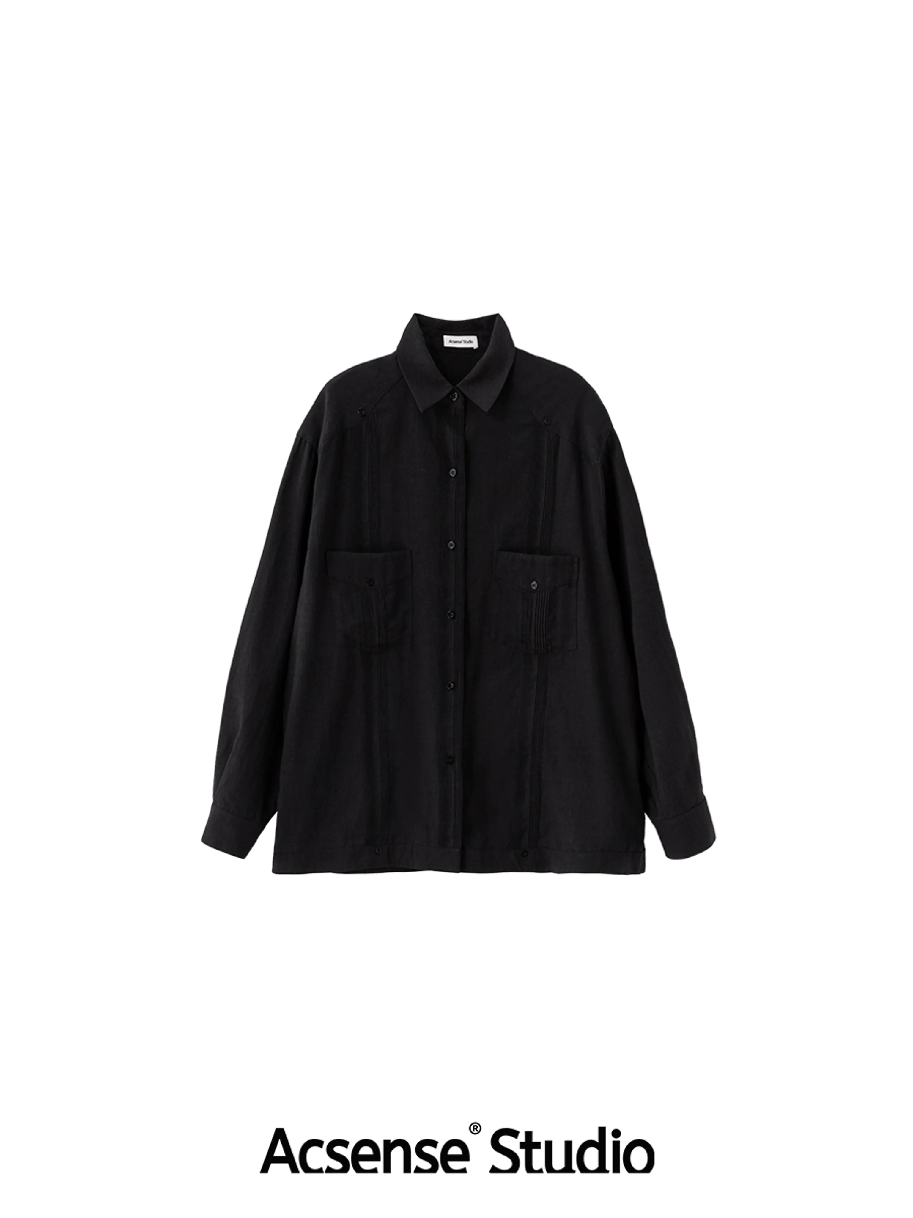 Accordion Pleated Overshirt - Image 6