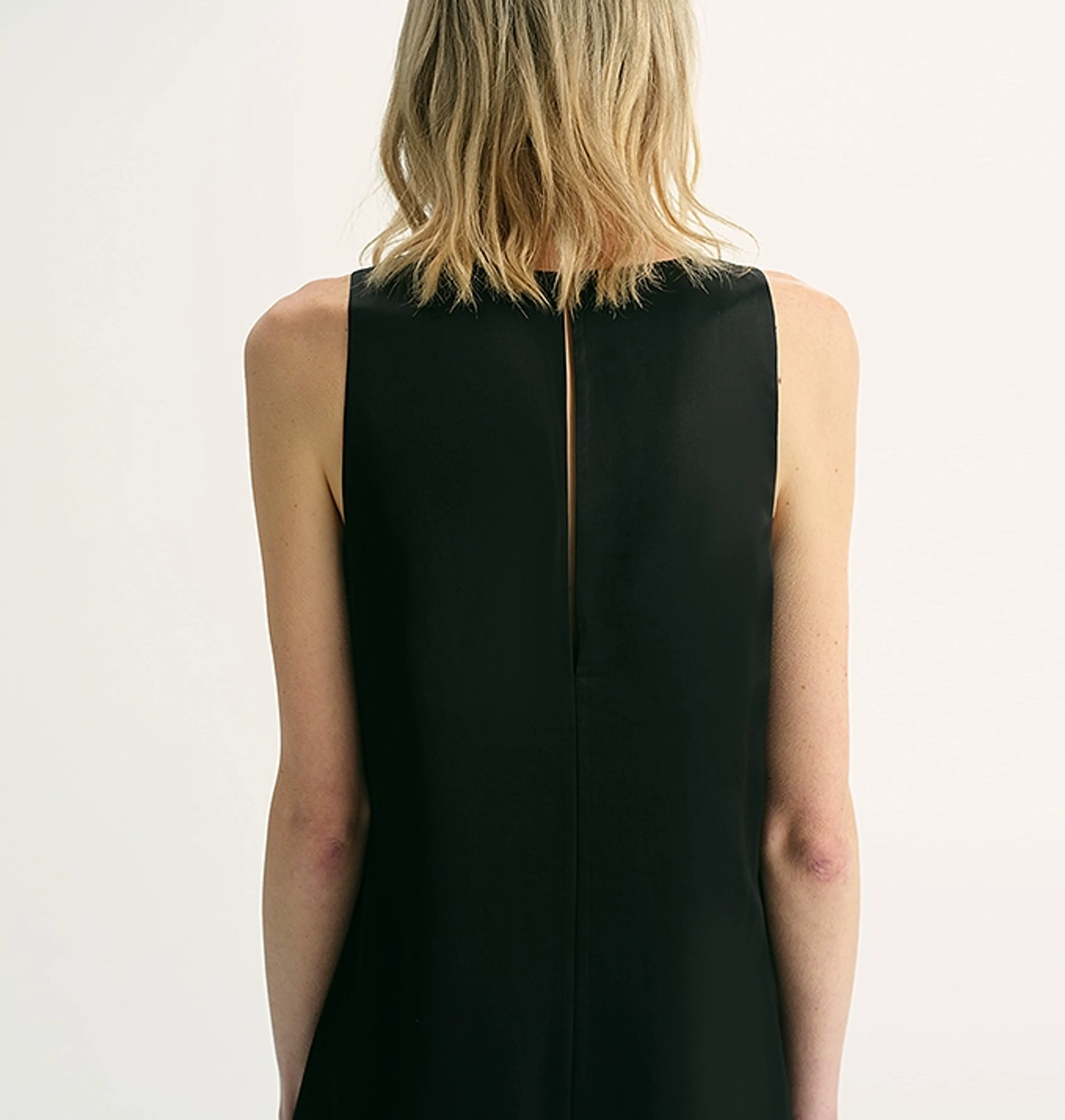 Acetate A-line Dress - Image 3