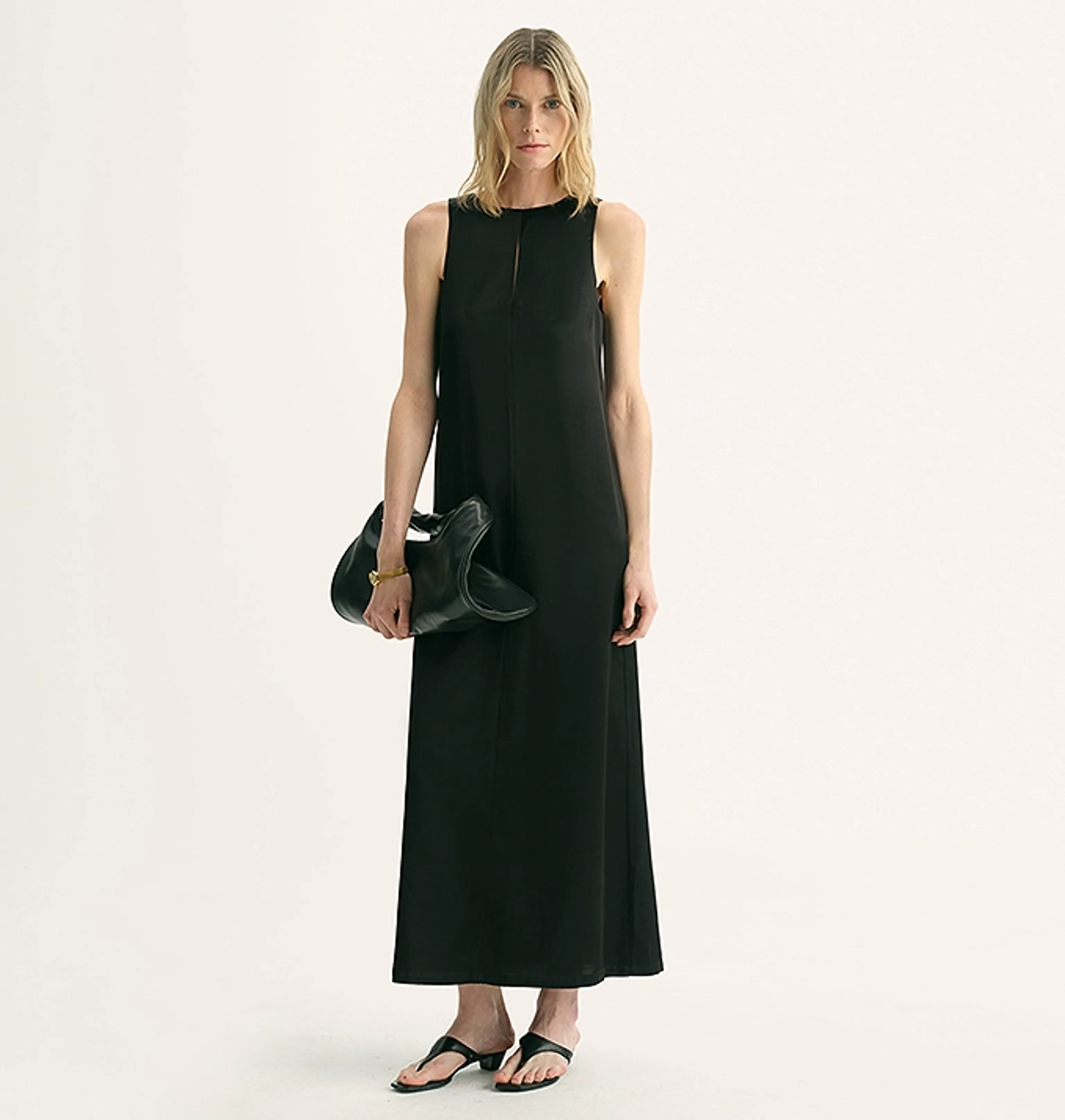 Acetate A-line Dress - Image 4