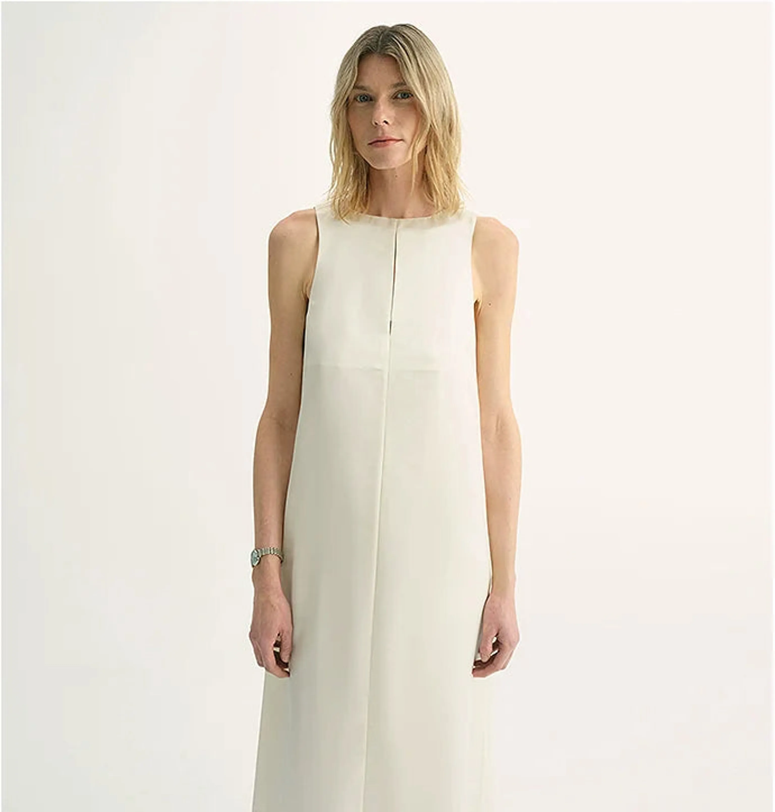 Acetate A-line Dress - Image 5