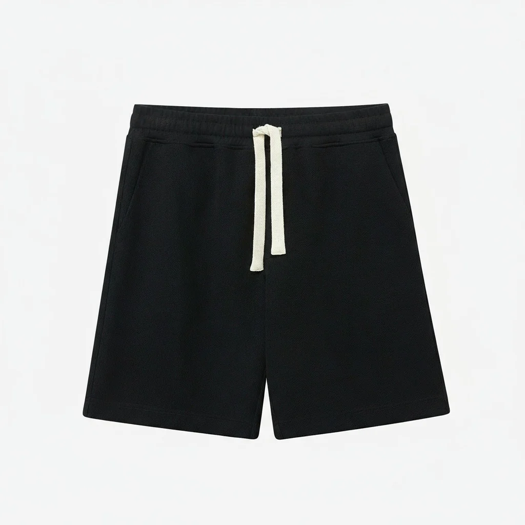 Acetate Bouclé Zip Shirt & Shorts Set - Image 7