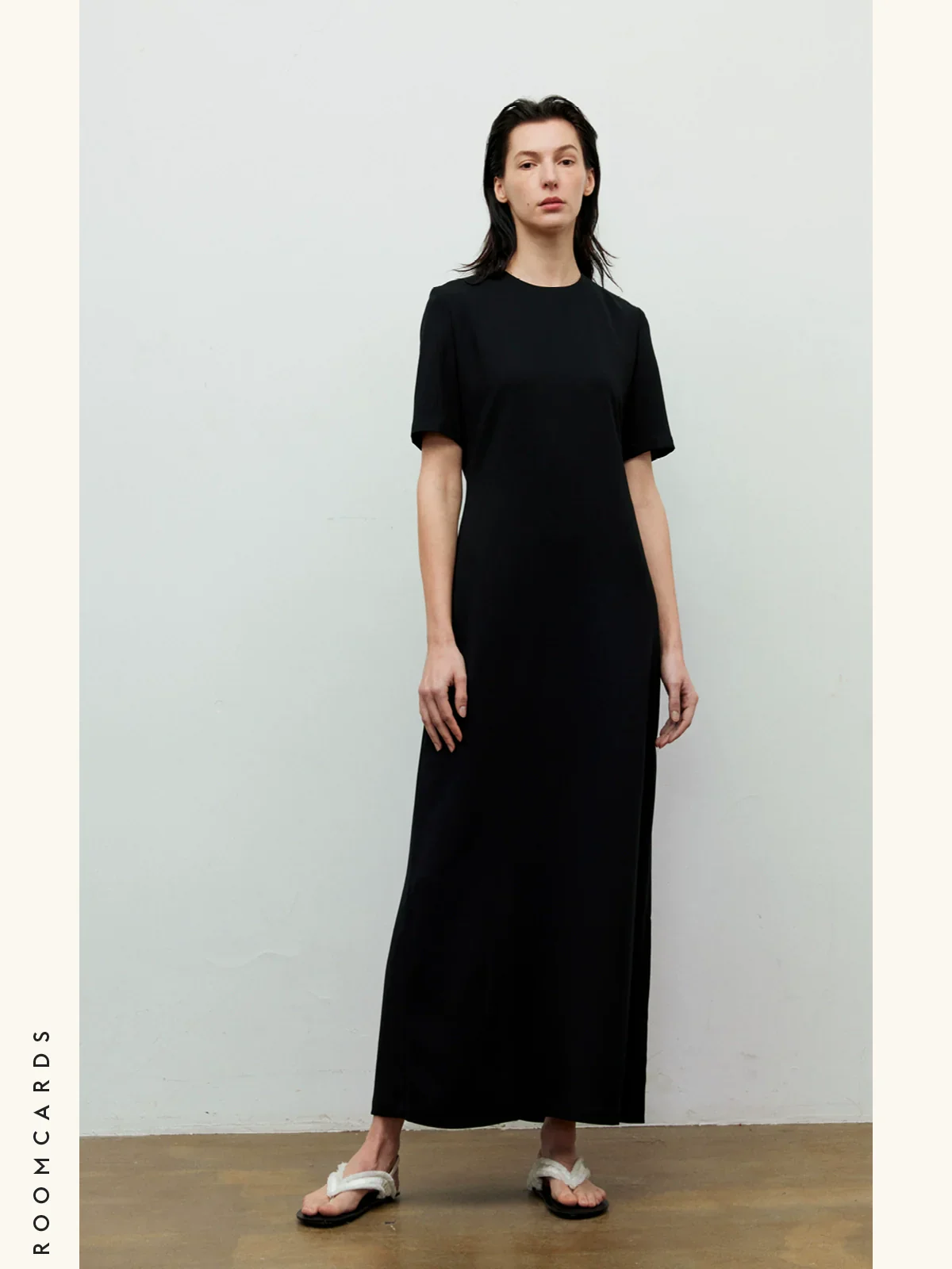 Acetate Short-Sleeve Midi Dress - Image 3