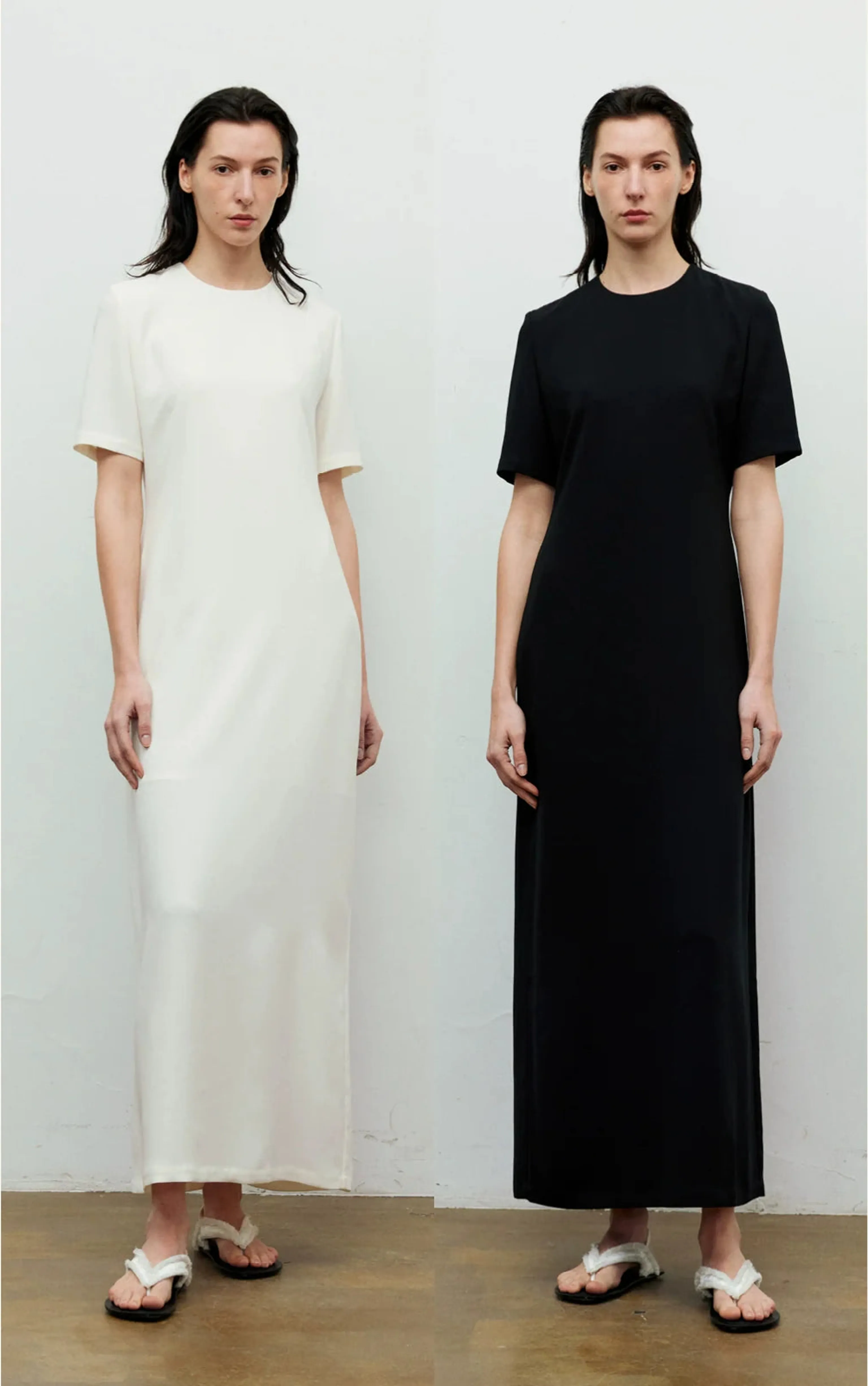 Acetate Short-Sleeve Midi Dress - Image 7
