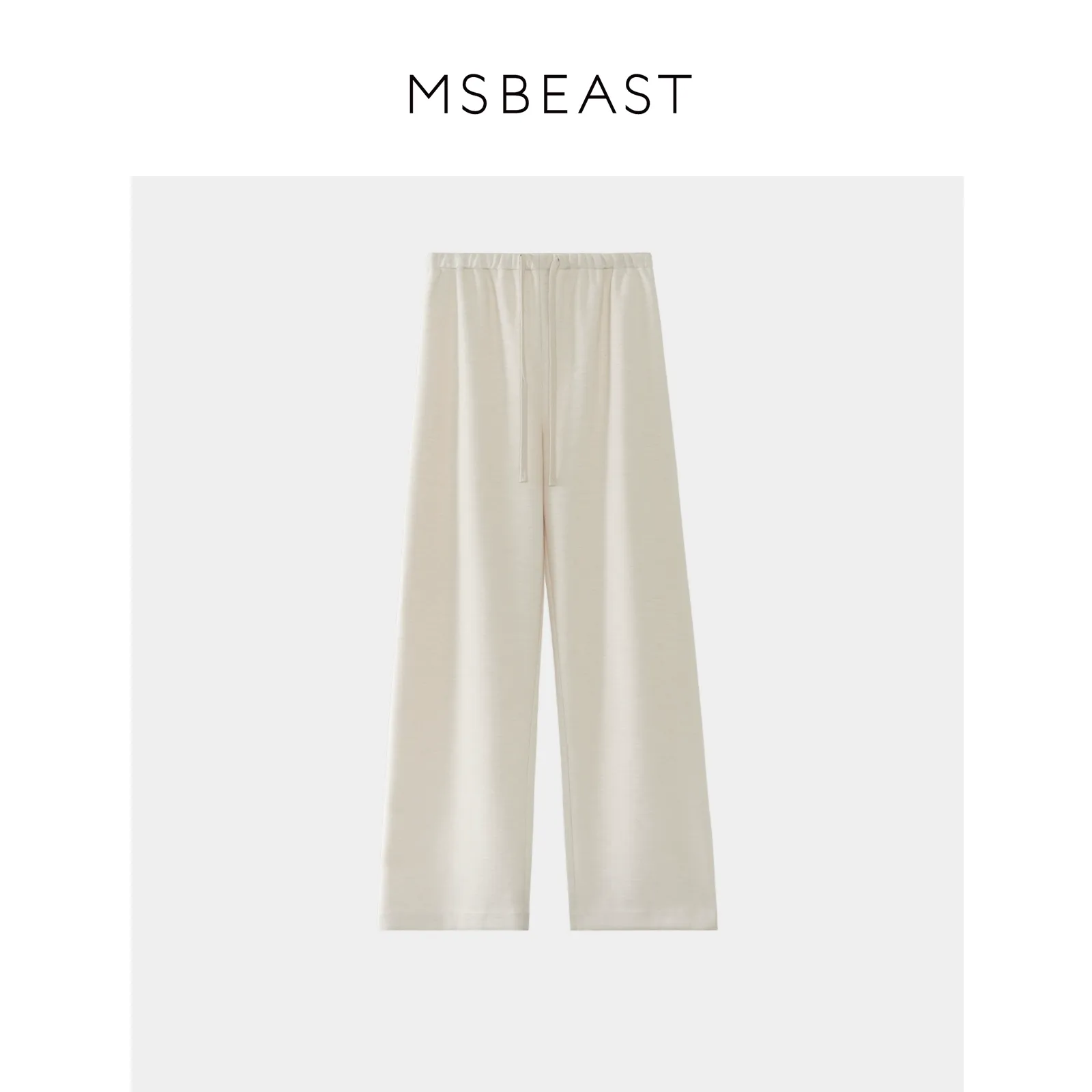 Acetate-Wool Drawstring Wide-Leg Trousers - Image 10