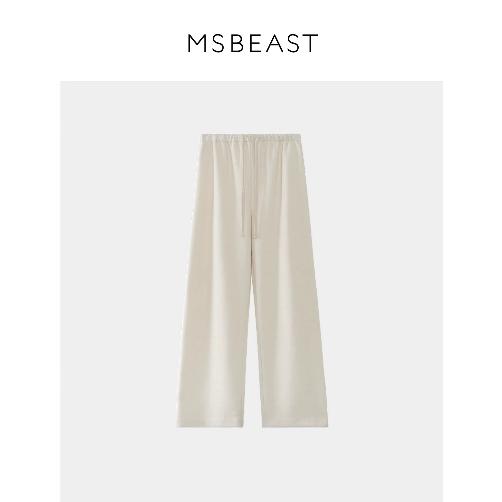 Acetate-Wool Drawstring Wide-Leg Trousers - Image 15