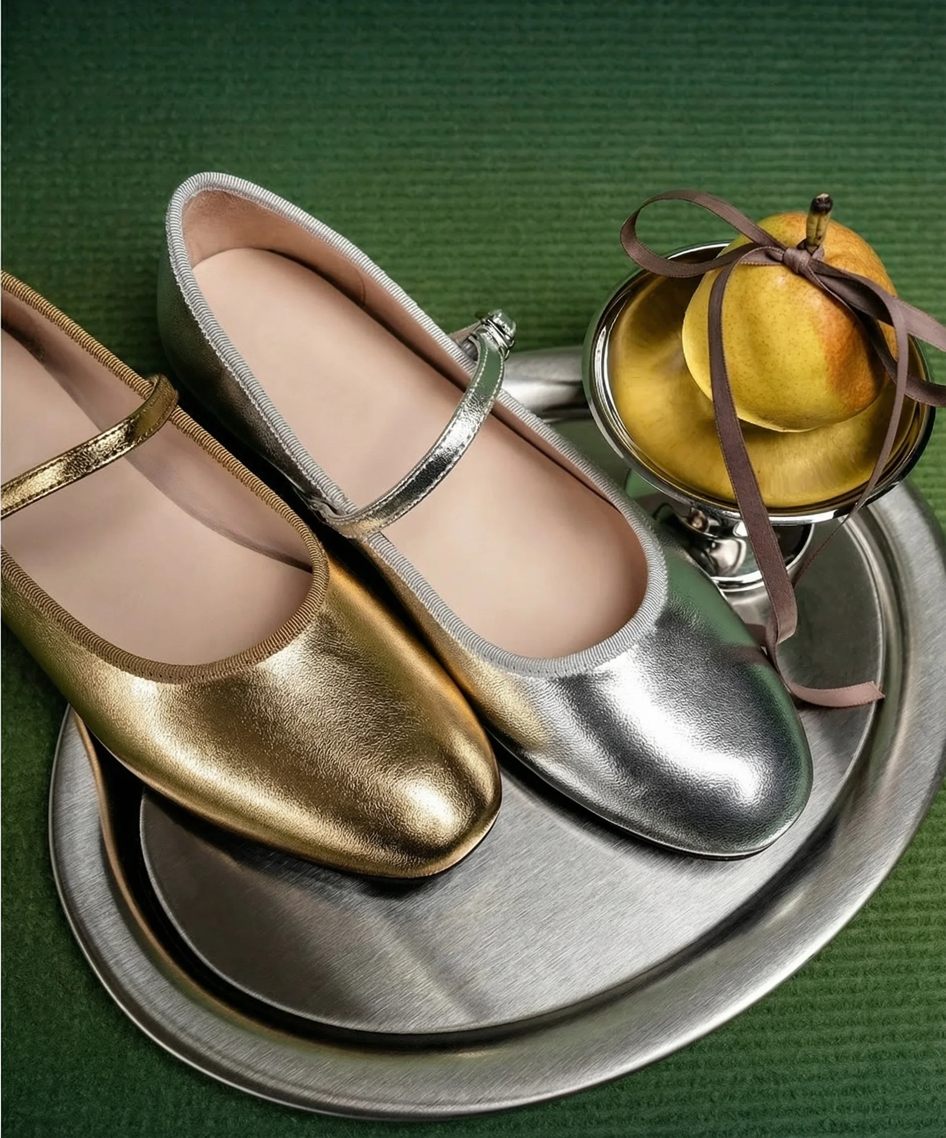 Acqua Alta Sheepskin Mary Jane Flats - Image 5