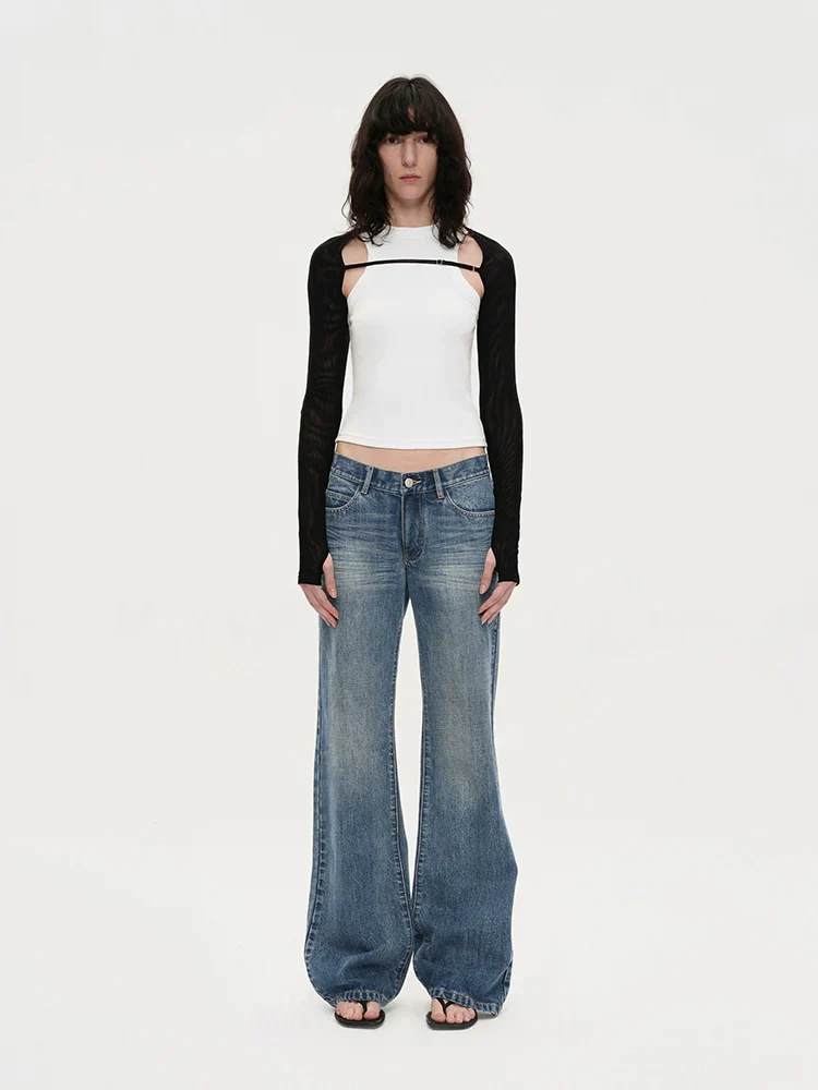 Adjustable Mesh-Sleeve Tank Top - Image 3