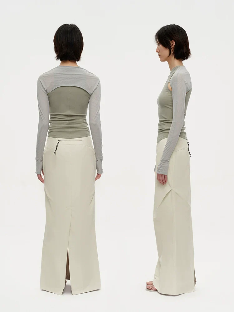 Adjustable Mesh-Sleeve Tank Top - Image 4