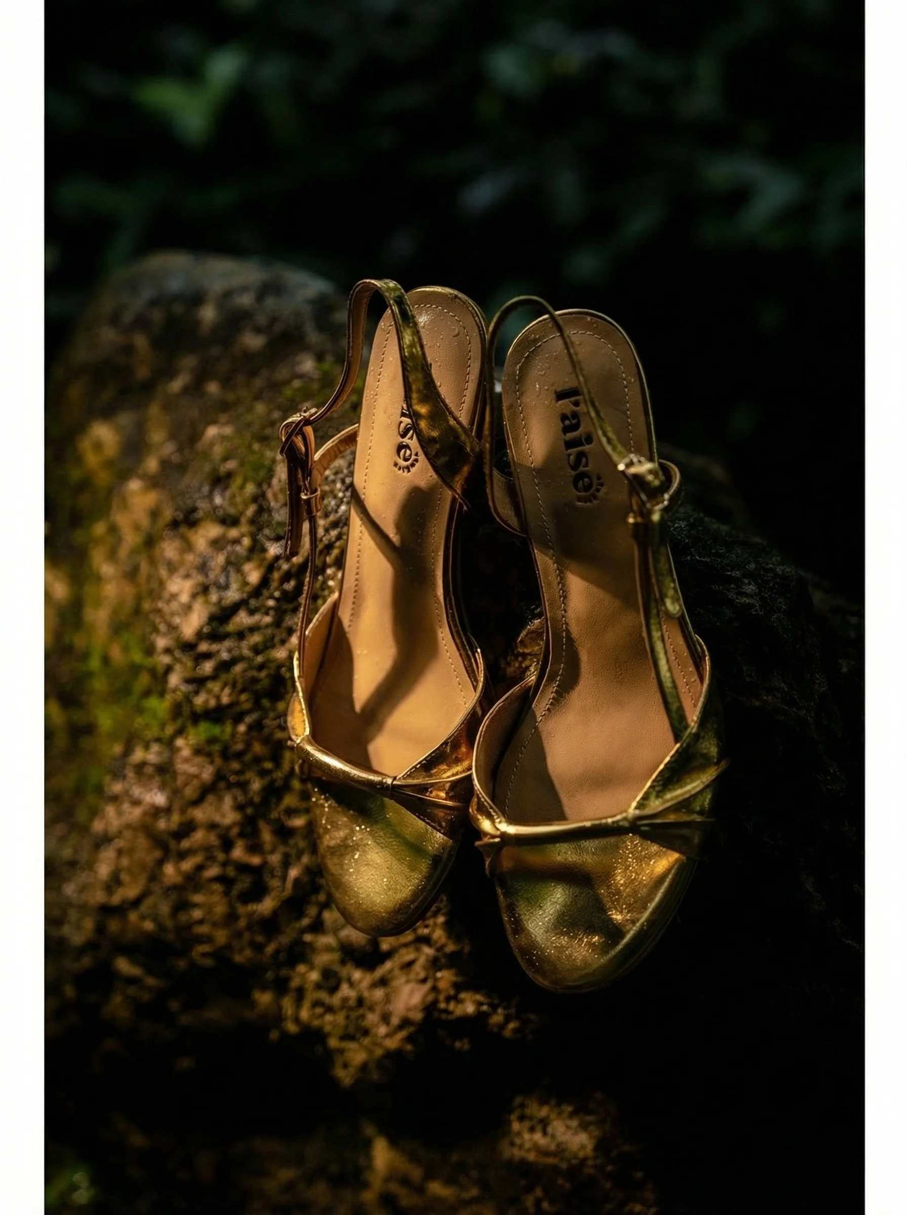 Aegean Gold Slingback Sandals - Image 6