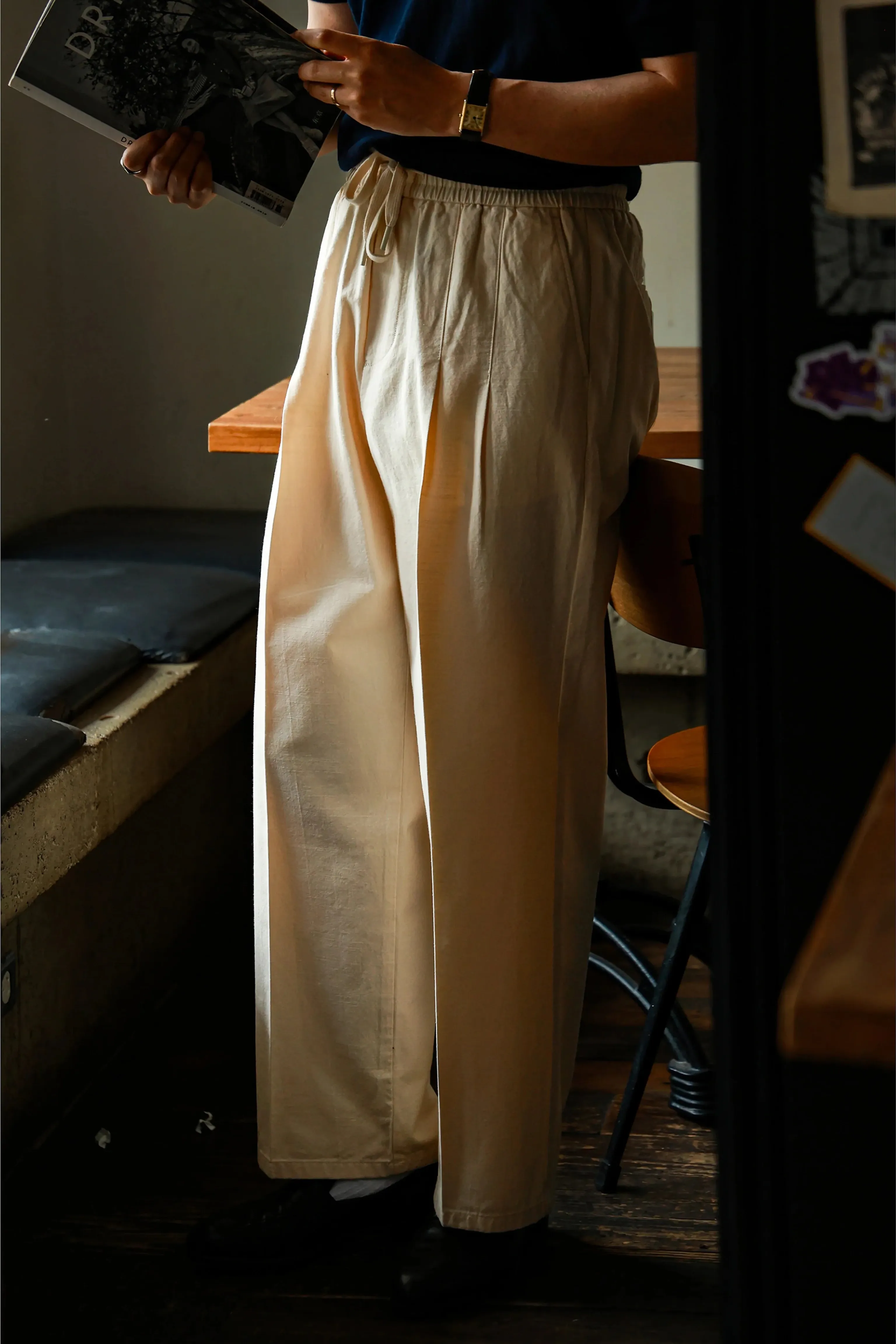 Afternoon Beach Linen-Blend Trousers - Image 4
