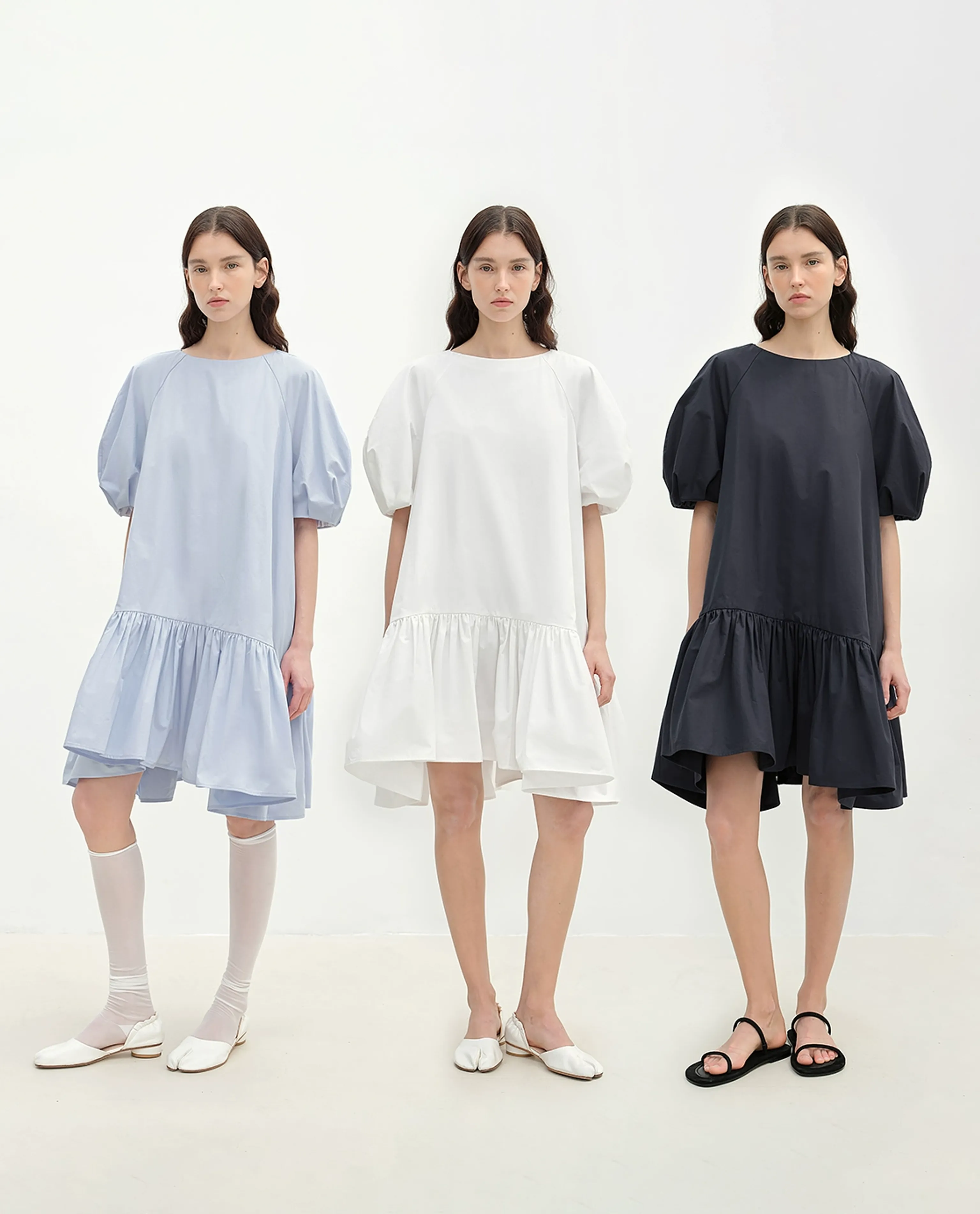 Ailande Puff Sleeve Dress - Image 12