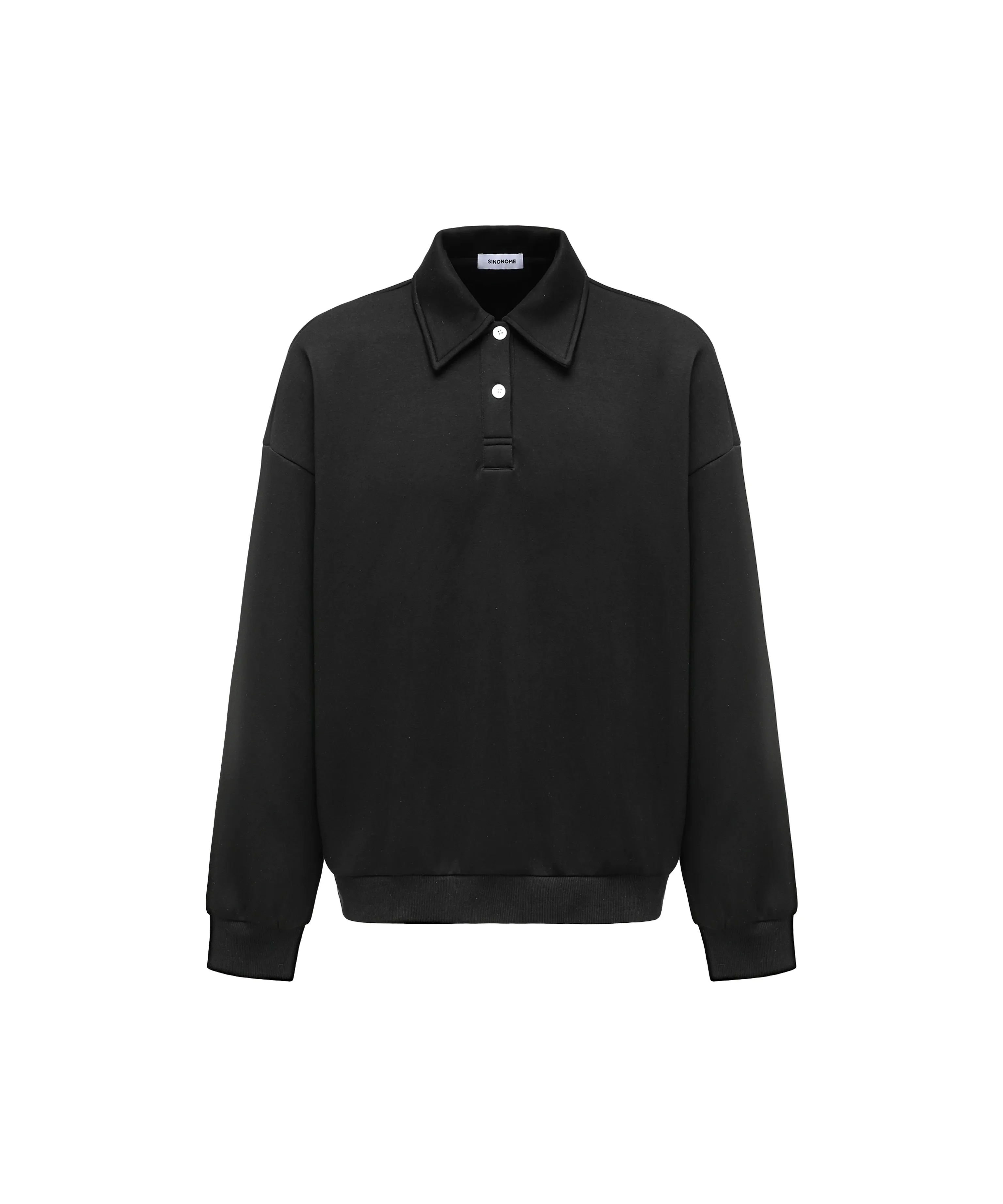Air-Layer Polo Sweatshirt - Image 2
