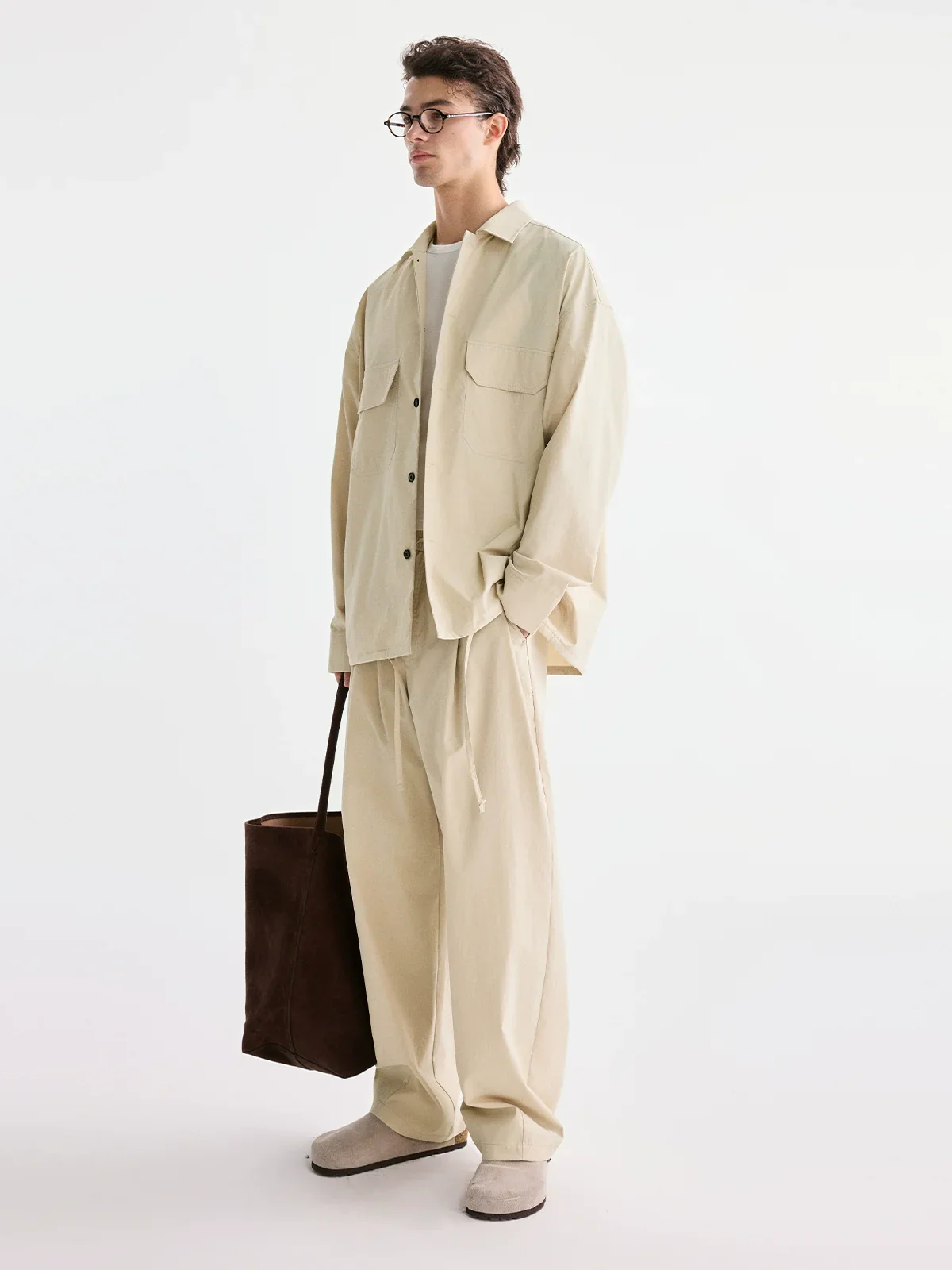 Airy Balloon Cotton Pants - Image 4