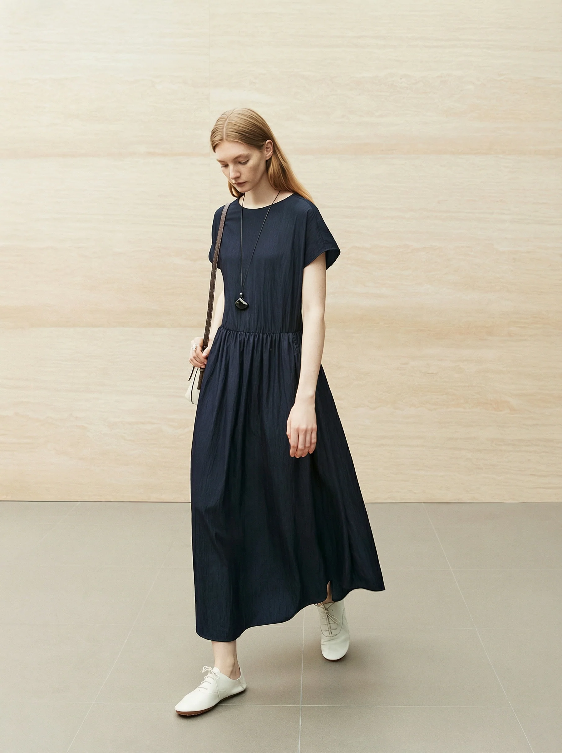 Airy Cinched Raglan Dress - Image 4