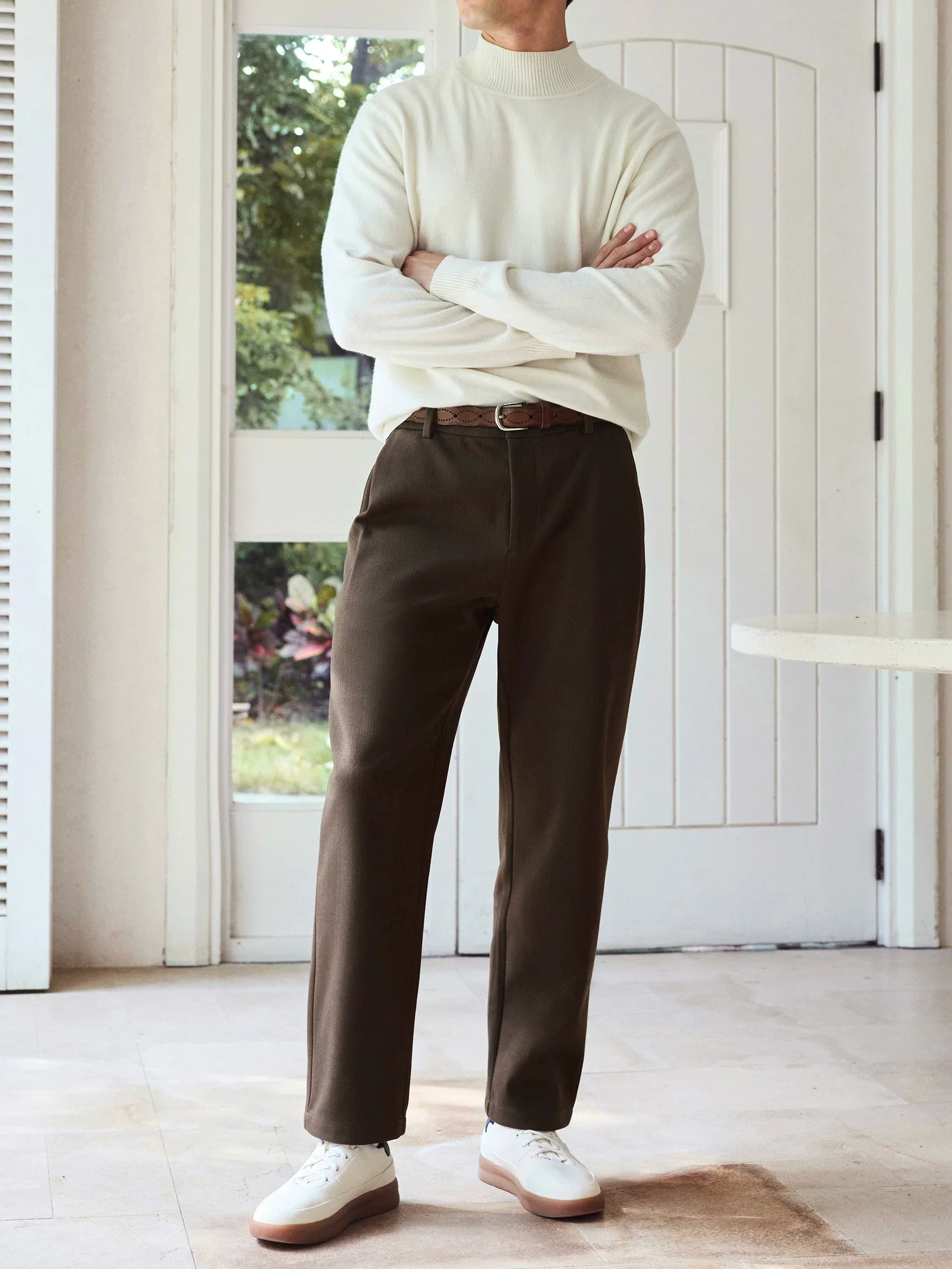Alashan Cashmere Mock-Neck Sweater