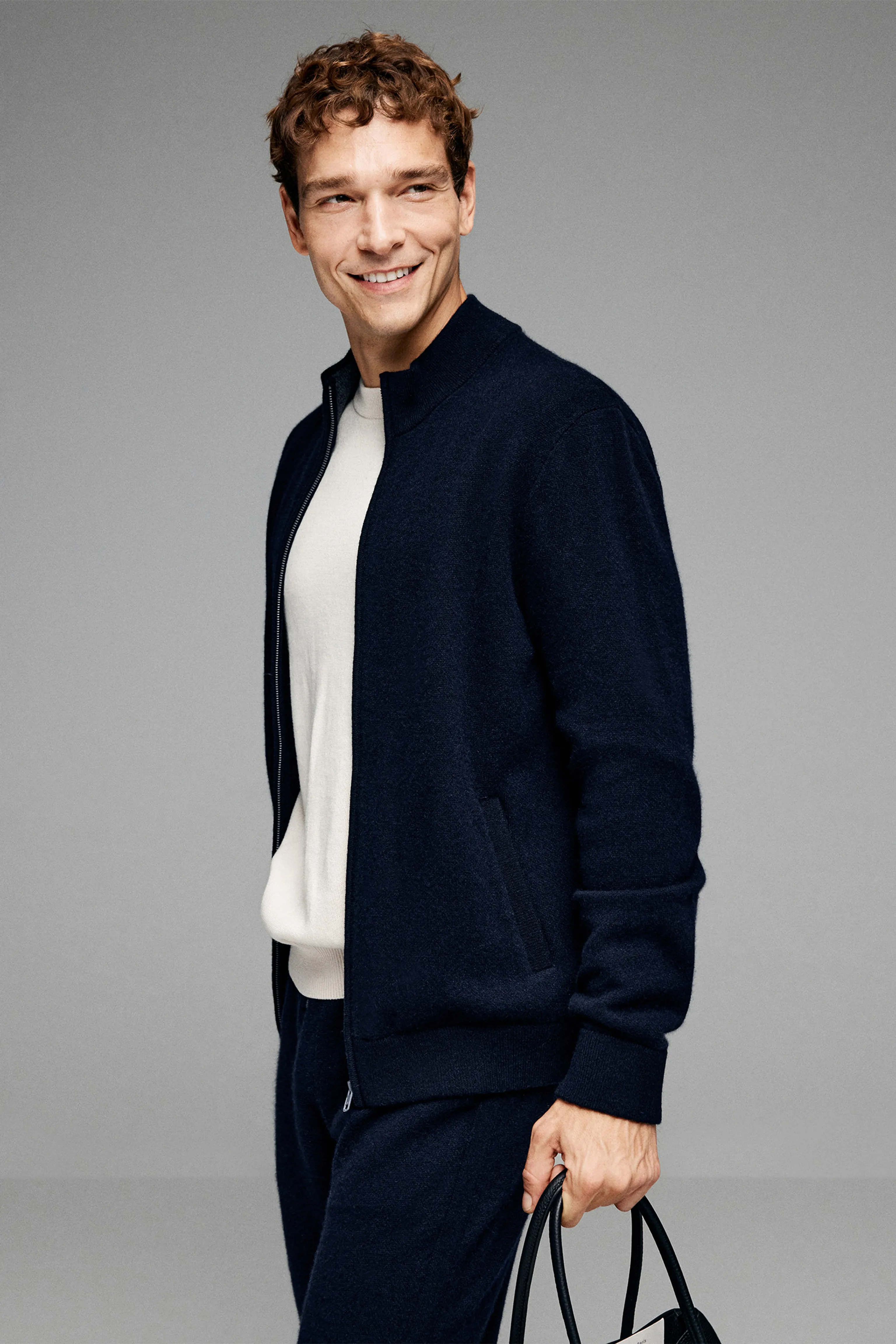 Alashan Cashmere Zip Cardigan - Image 5