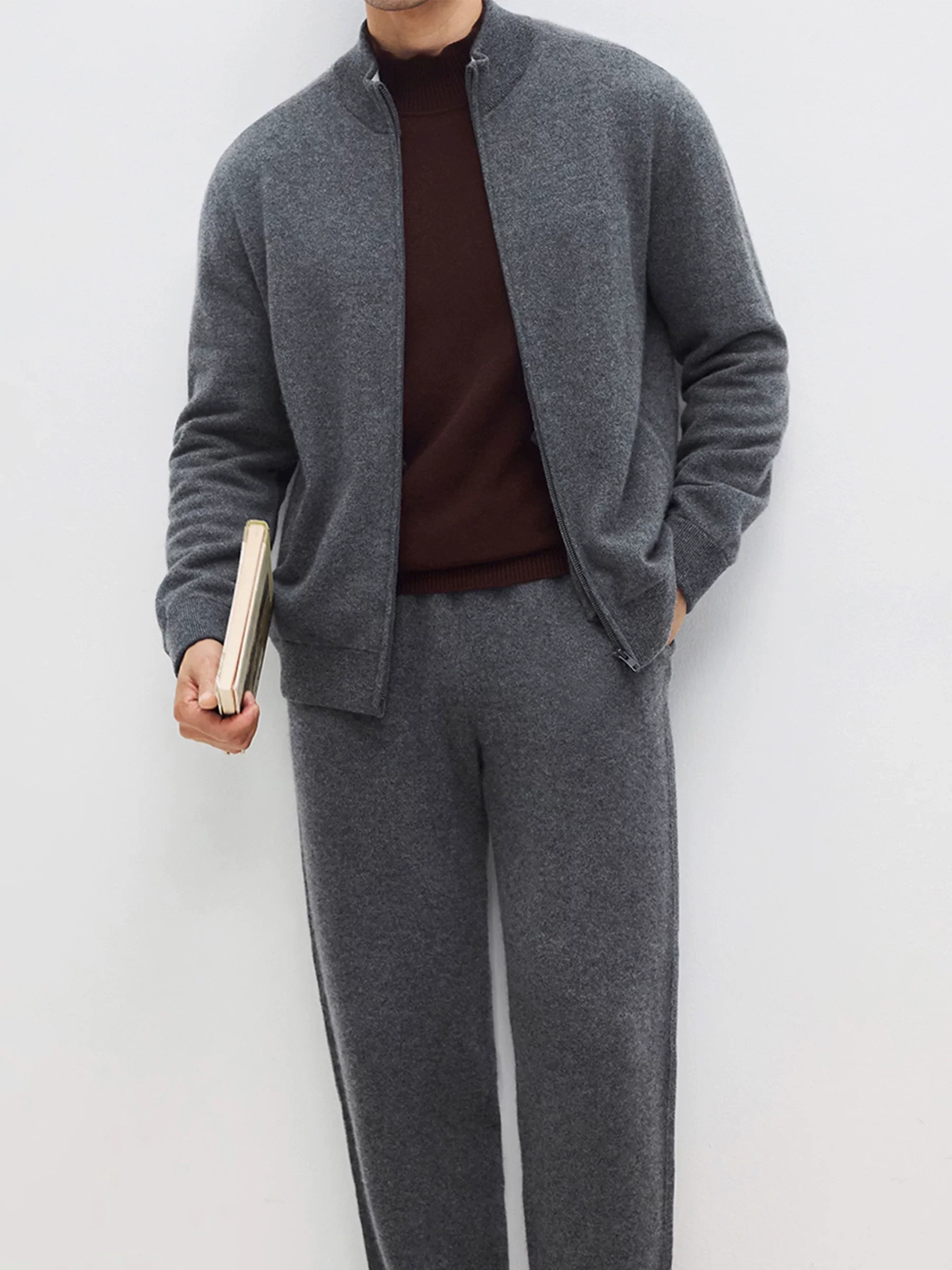 Alashan Cashmere Zip Cardigan - Image 3
