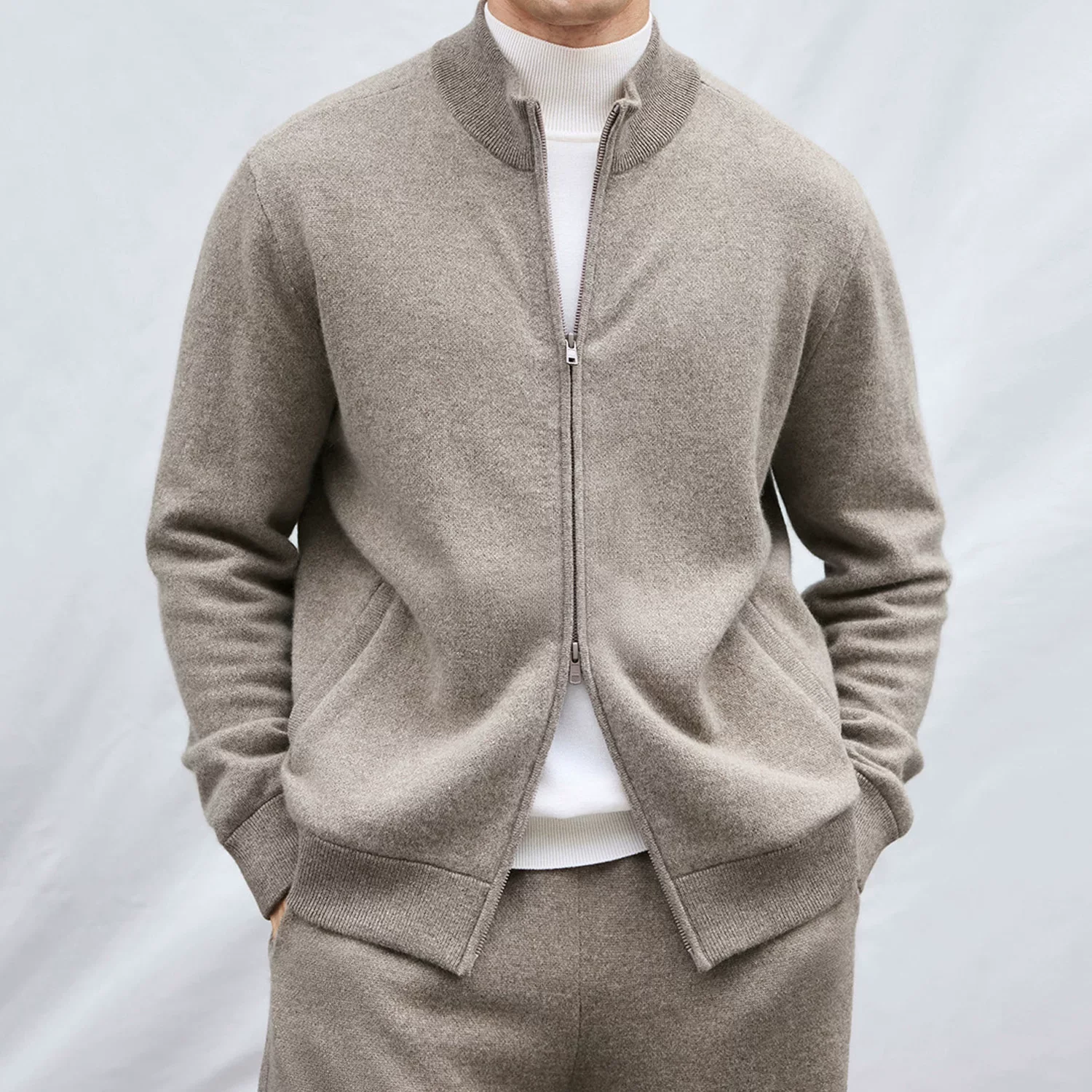 Alashan Cashmere Zip Cardigan - Image 5