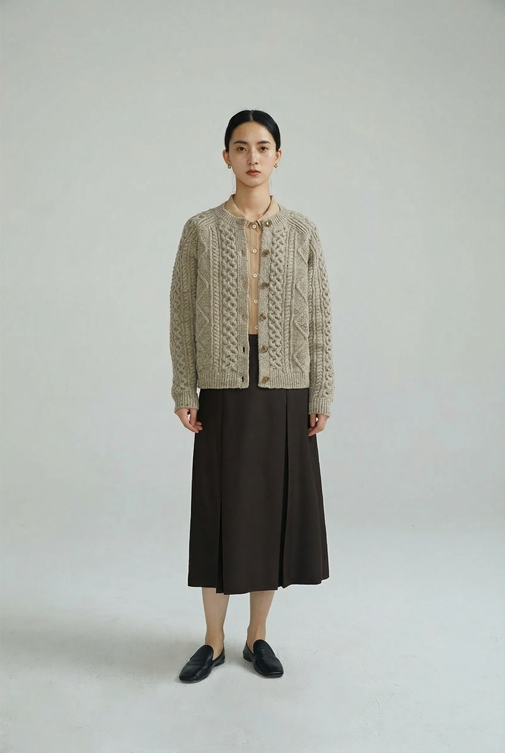 Aran Knit Cardigan - Image 7