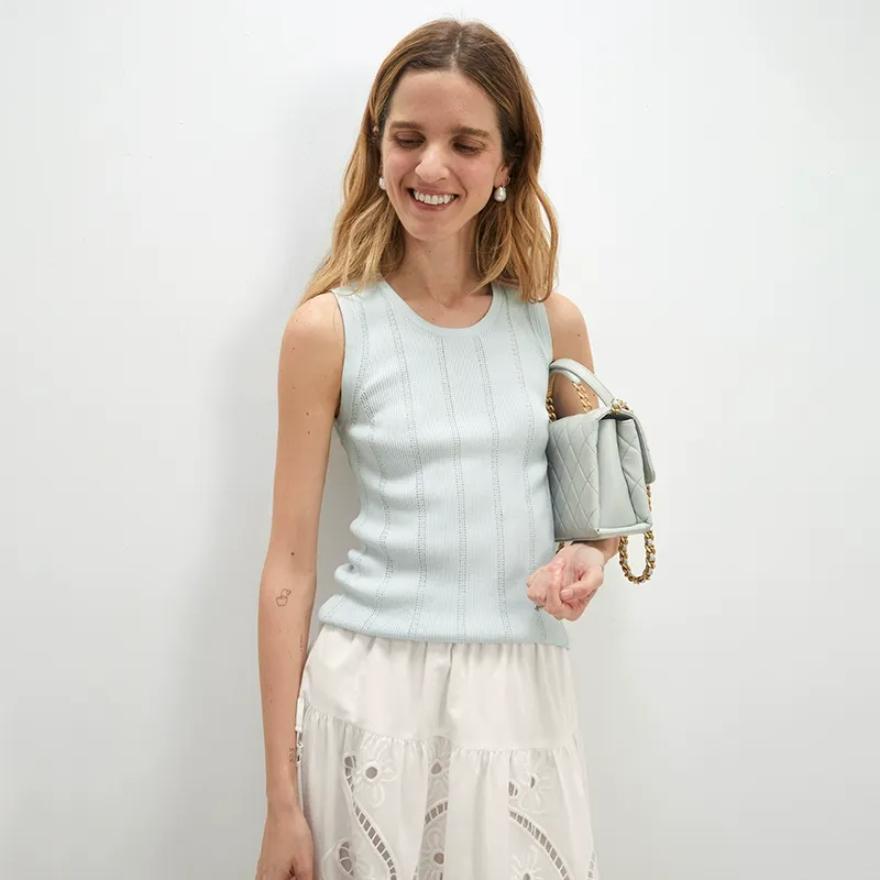Ariel Rib-Knit Vest - Image 3