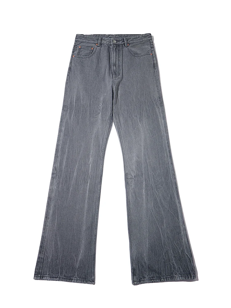 Ash Grey Straight-Leg Jeans - Image 3