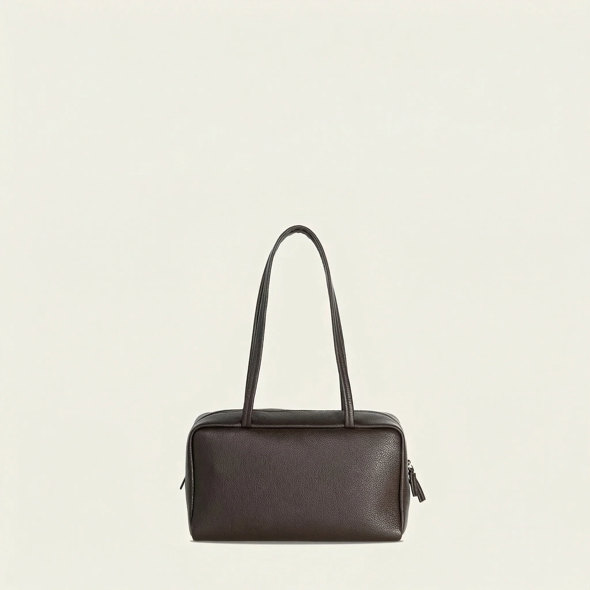 Astra Top-Grain Leather Bowling Tote