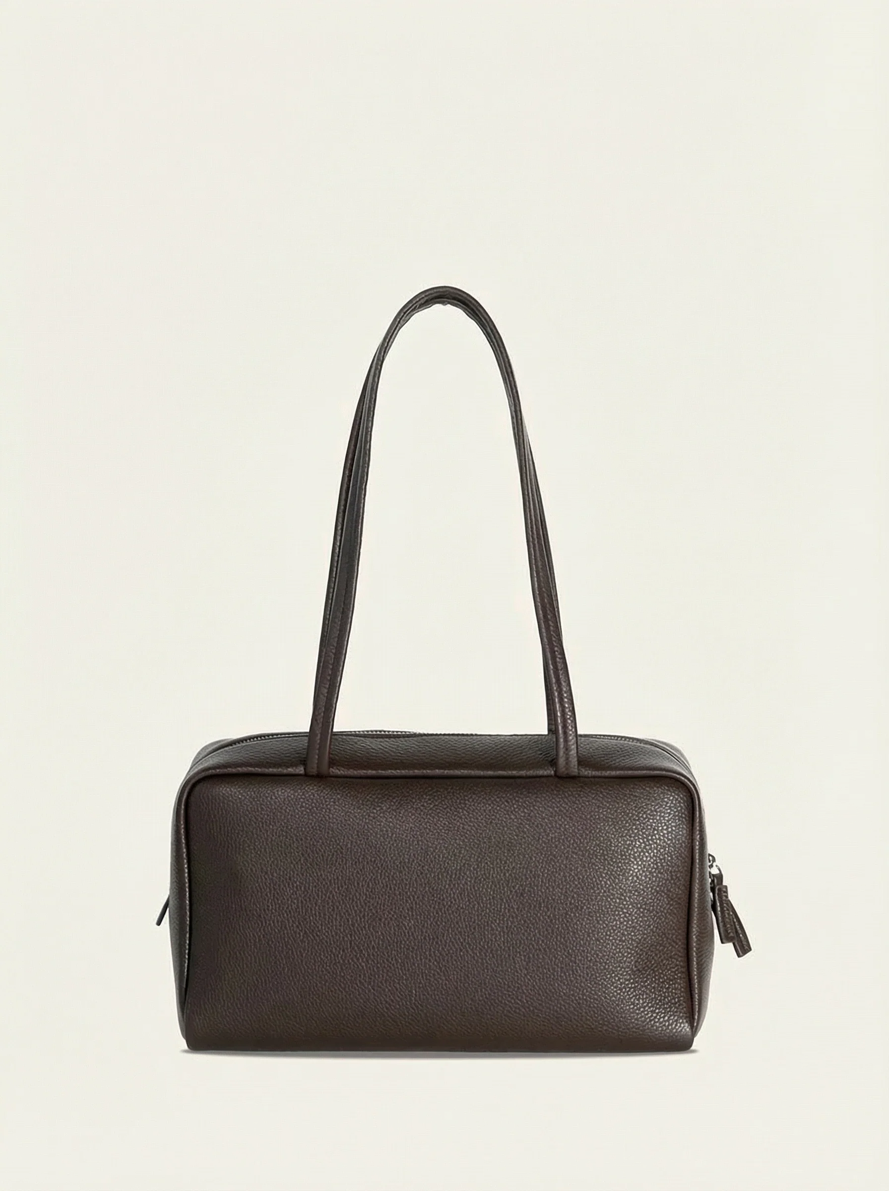 Astra Top-Grain Leather Bowling Tote - Image 4